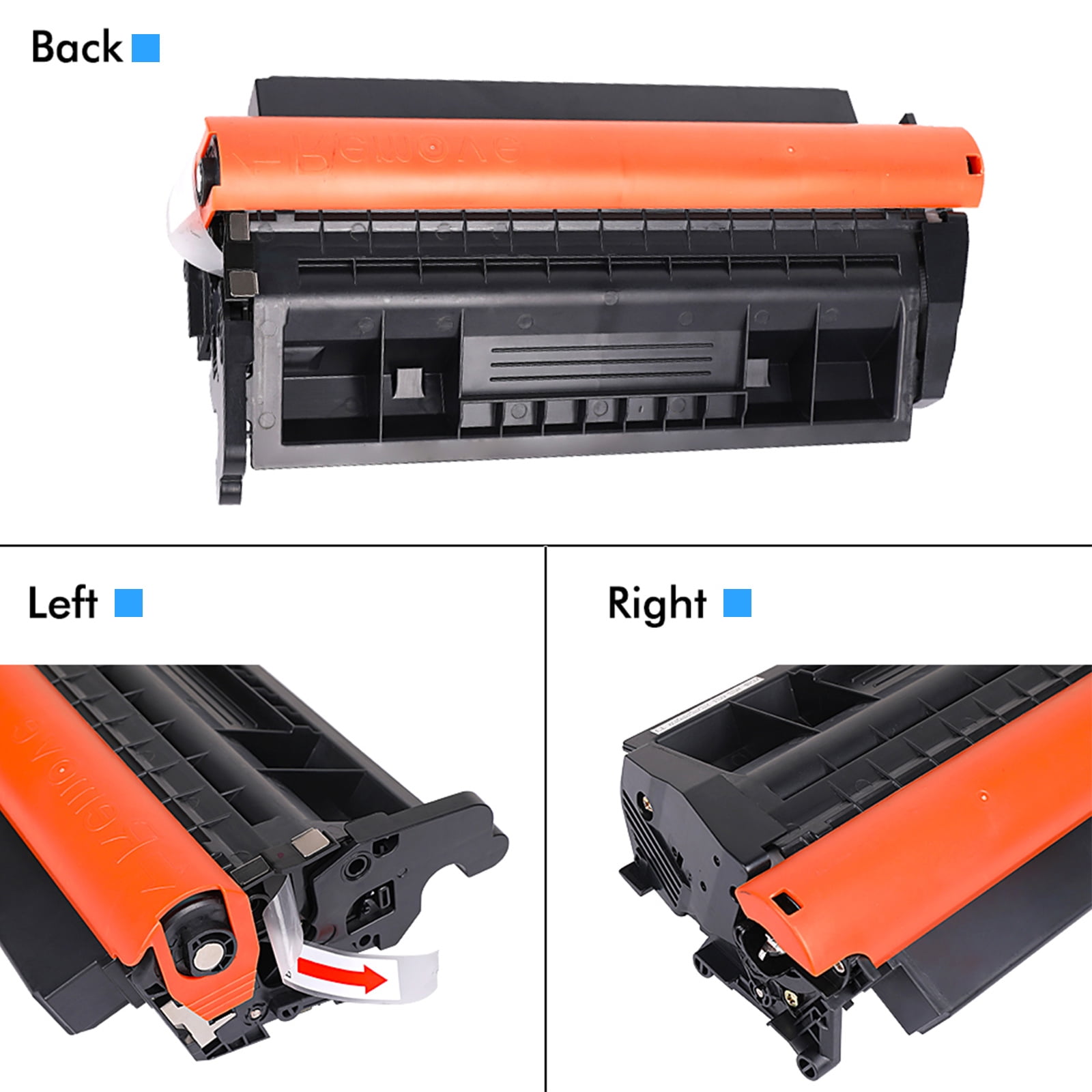 148A 148X with Chip Toner Cartridge Compatible for HP W1480A 148A for Laserjet Pro MFP 4101fdw 4001dn 4001n 4001dw 4101fdn ( 2-Pack Black ) - Image 5