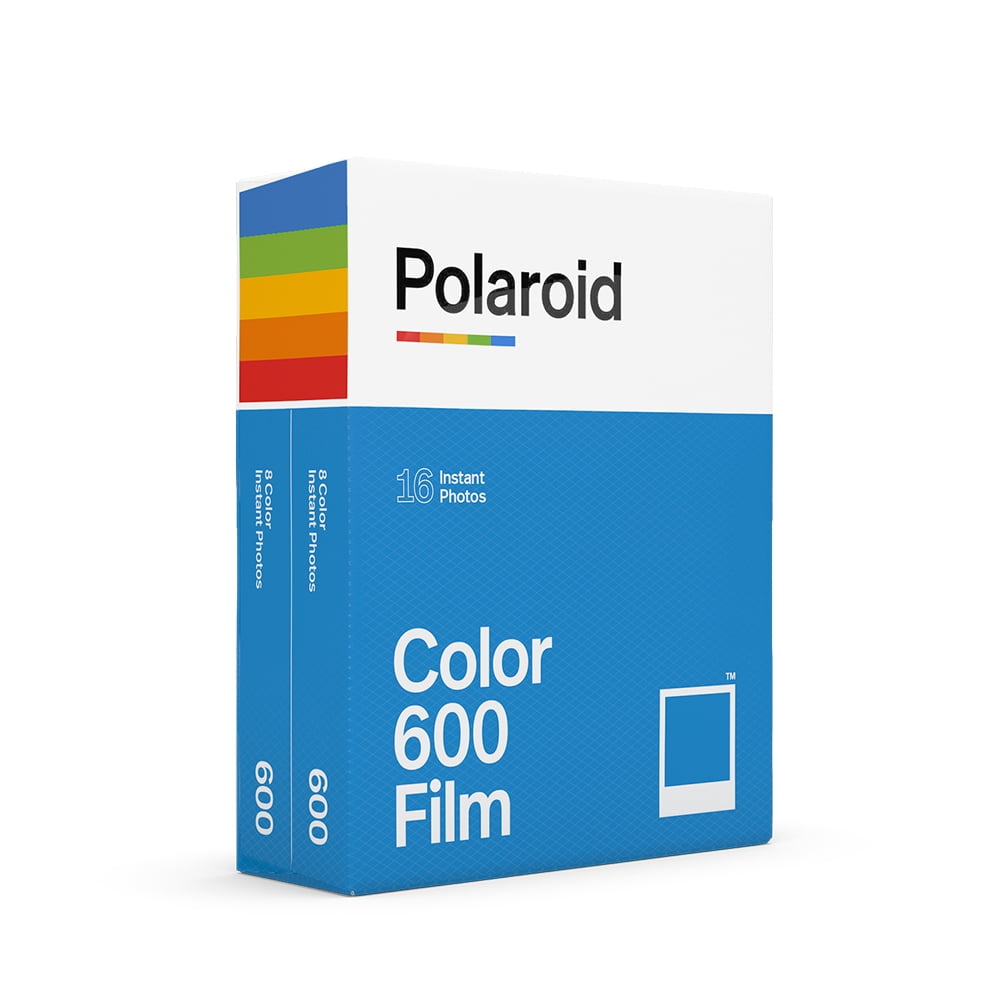 Polaroid Color Film for 600 Double pack + Phobea Leather 5" Photo Album for Wide Prints Holds 32 Prints- Grey + Cloth - Image 3