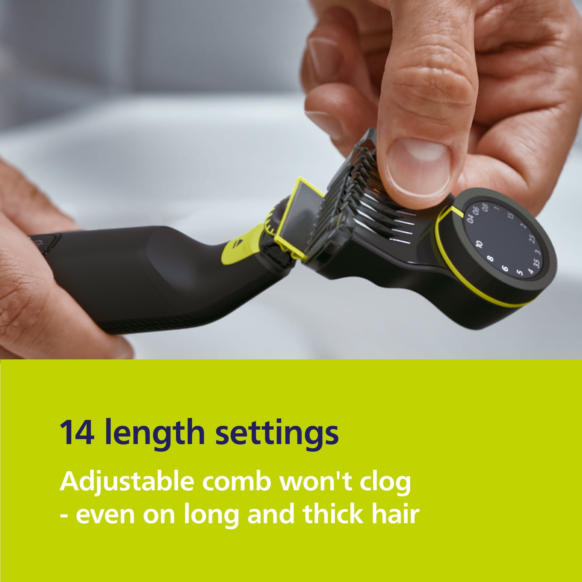 Philips Norelco Oneblade 360 Pro Hybrid Face & Body Electric Trimmer QP6542/70 - Image 7