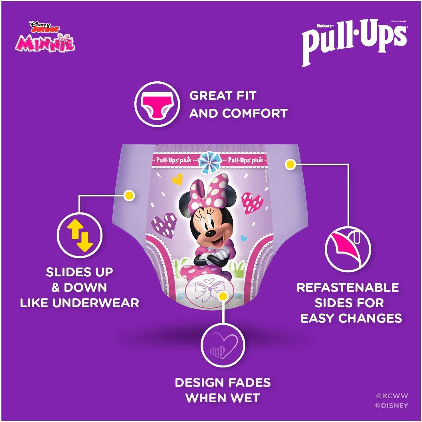Pull-Ups Girls' Learning Designs Training Pants, Size 4T-5T 40 Count (Packaging May Vary) - Image 11