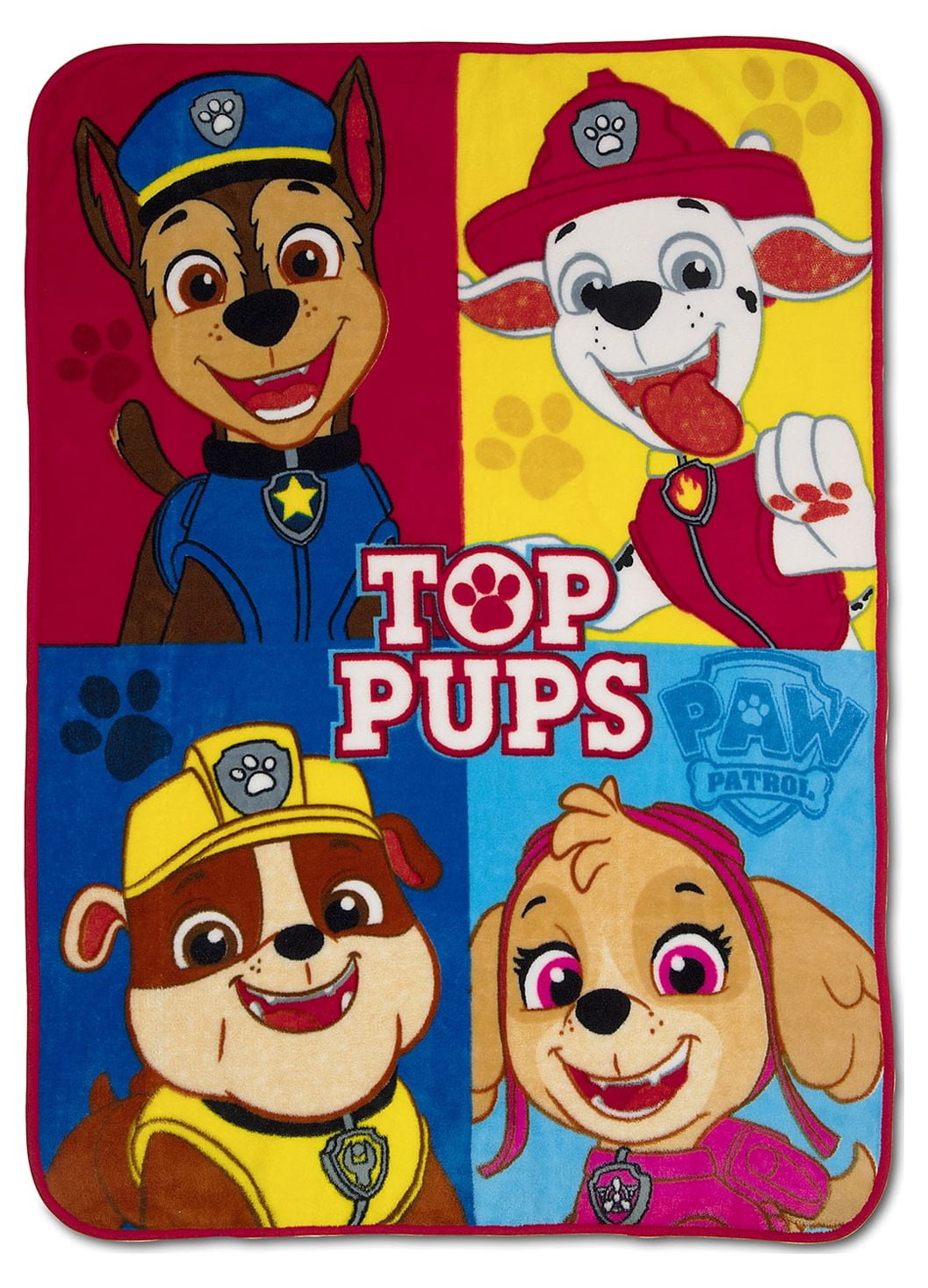 Paw Patrol 5-Piece Toddler Bedding Set & Blanket, Blue, Unisex - Image 4