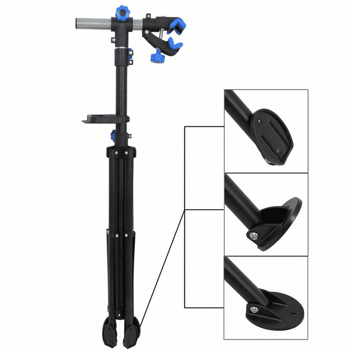 Alden Design Foldable & Adjustable Bicycle Repair Stand, Black - Image 13