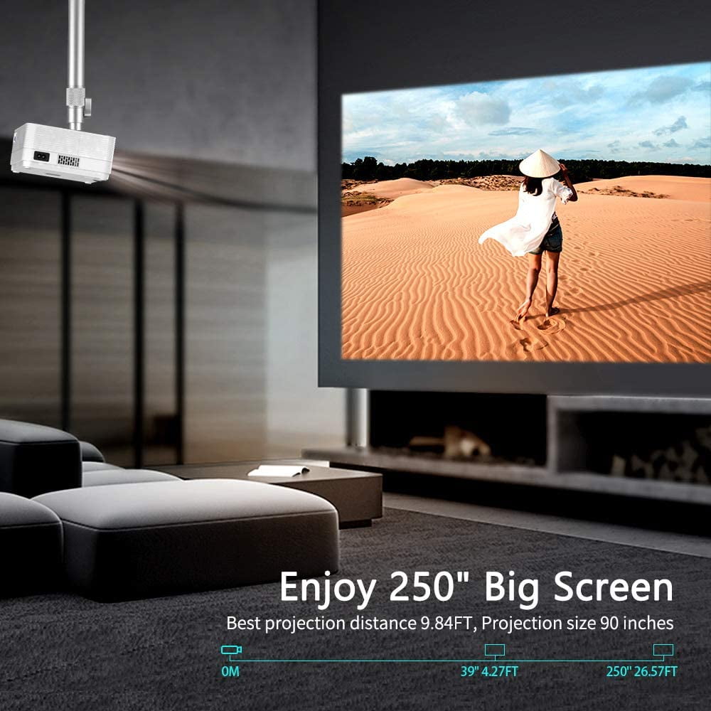 VANKYO Leisure 470 Mini Wireless Projector 250" Display, Synchronize Smart Phone Screen, Full HD 1080P Supported - Image 7