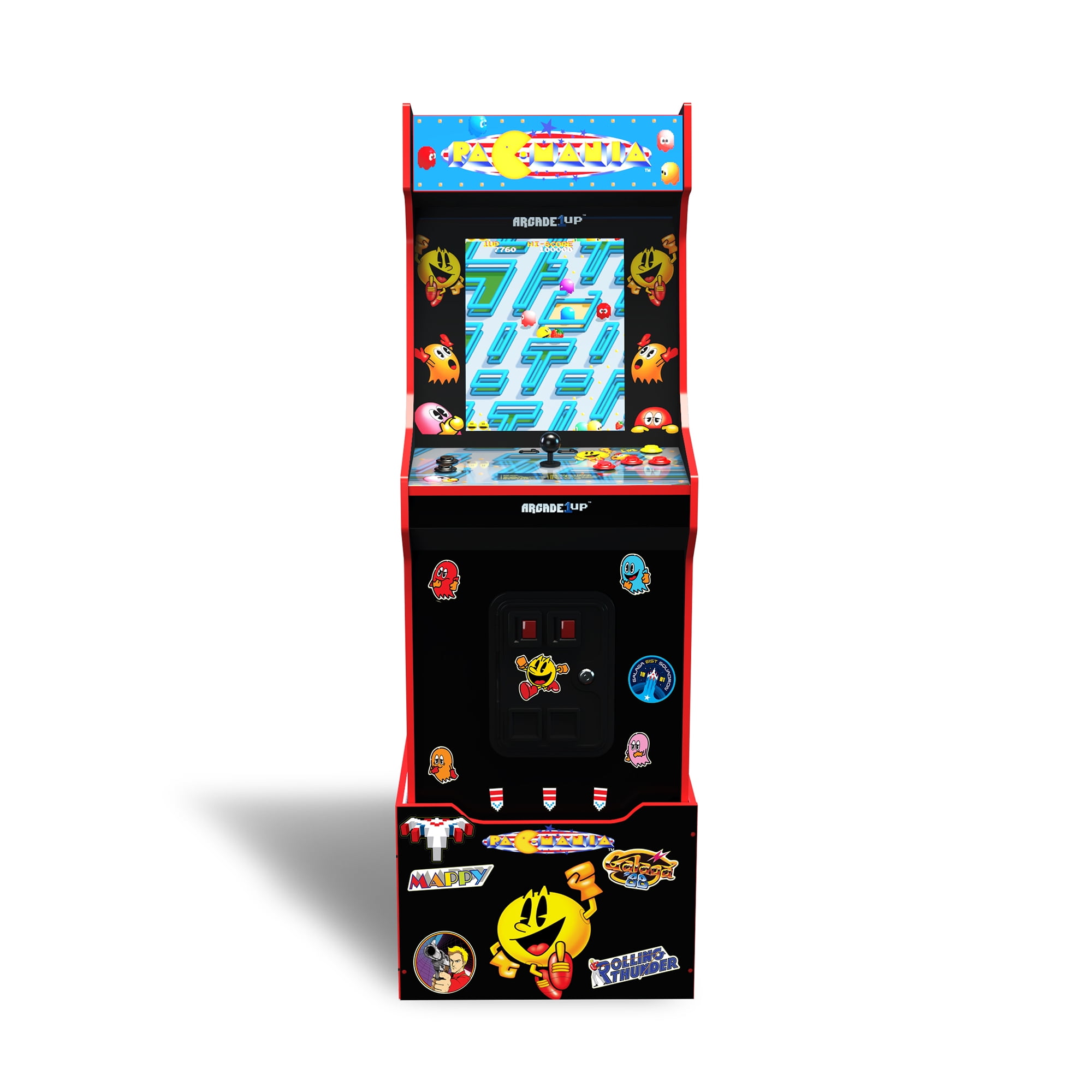 Arcade1UP - 14 Games in 1, PAC-MAN Customizable Video Game Arcade Featuring PAC-MANIA and includes 100 Bonus Stickers - Image 12