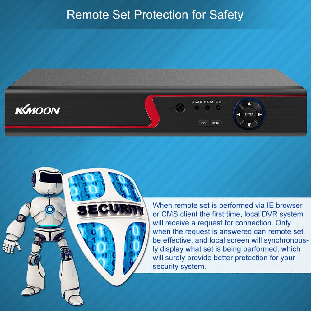 Anself DVR Video Recorder System 8CH 1080P Full HD, Remote Phone Control for Home Office Security - Image 3