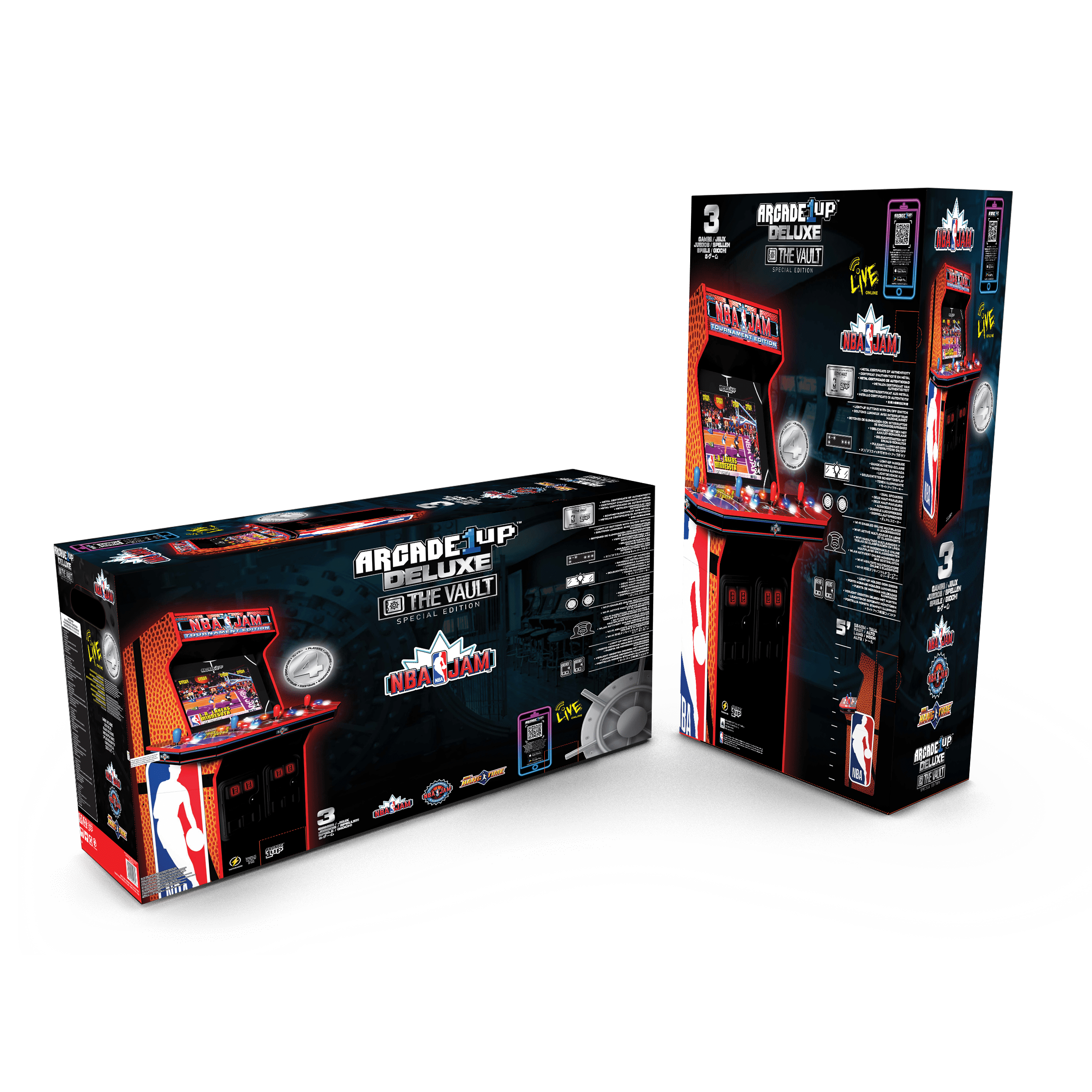 Arcade 1UP, NBA Jam Arcade w/ riser and light up marquee - Image 5