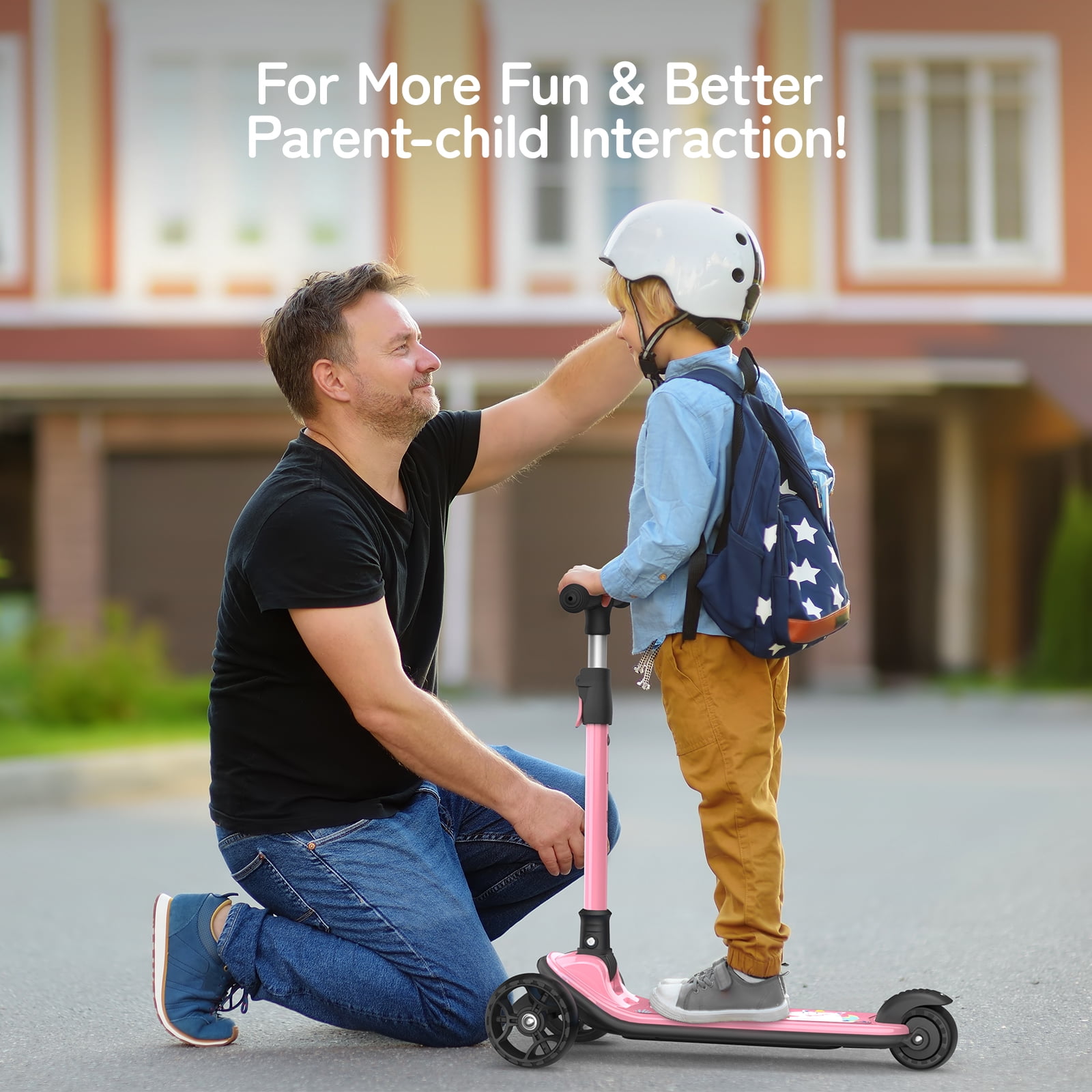 Besrey Kids Scooter 3 Wheel for Ages 3-10 Years Boys/Girls,Kick Scooter forToddler with LED Light Wheels and Adjustable Height,Pink - Image 9