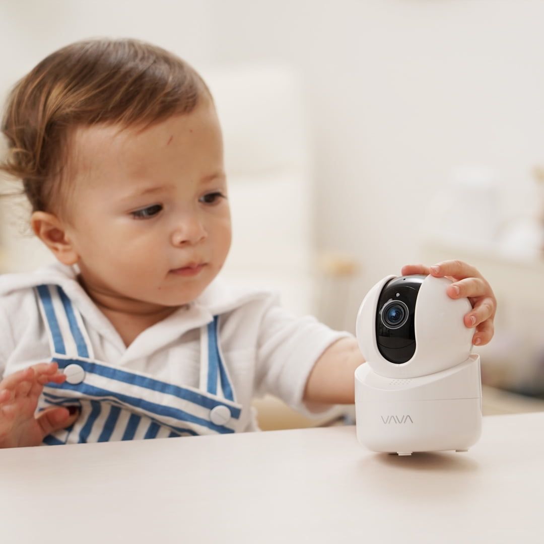 VAVA 5.5" 720P HD Video Baby Monitor with Night Vision, Zoom/Pan/Tilt, and 2-Way Audio, New - Image 6