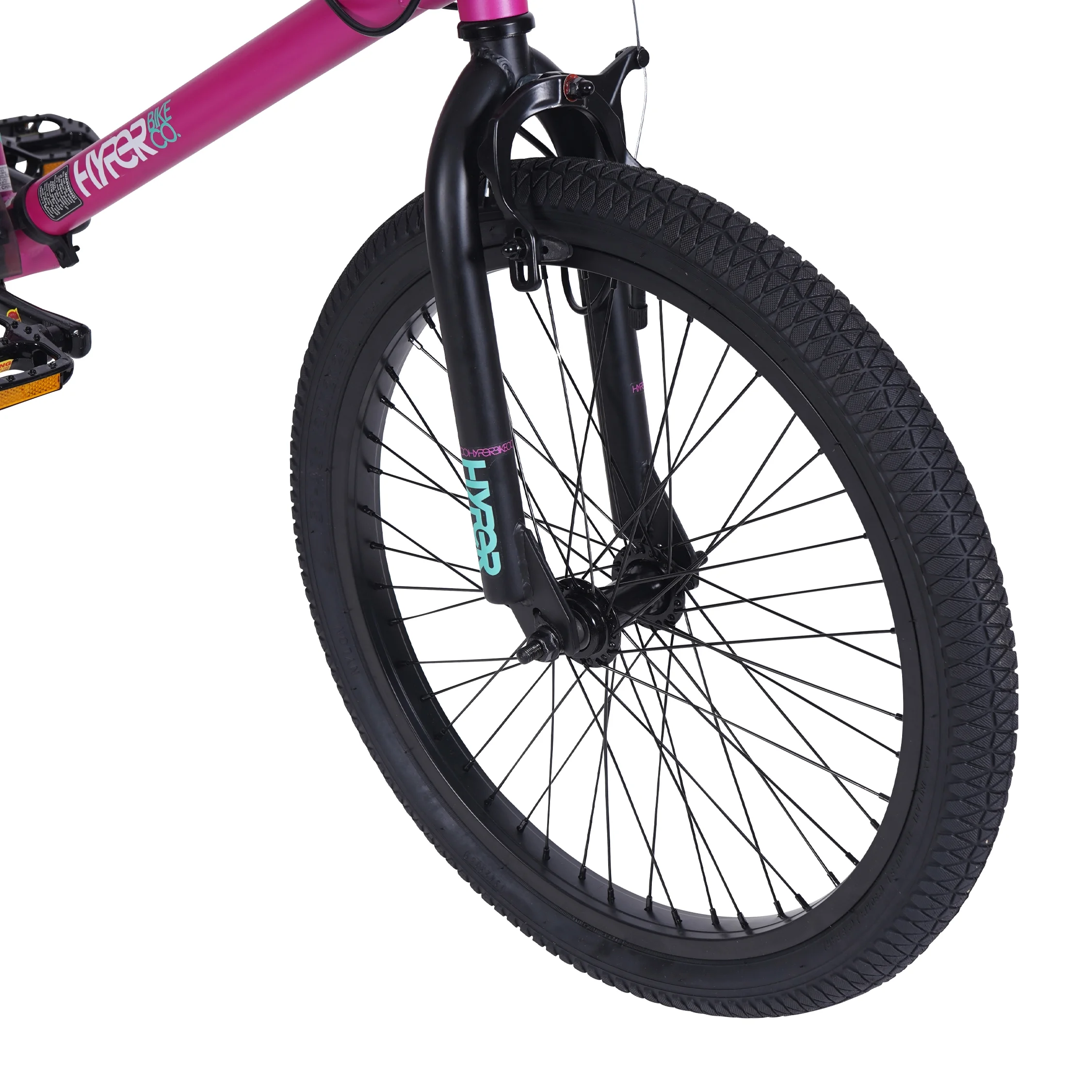 20" Hyper Bicycles Girl's Spinner BMX Bike for Kids, Pink, Age Group 8 to 13, Child, Tween - Image 3
