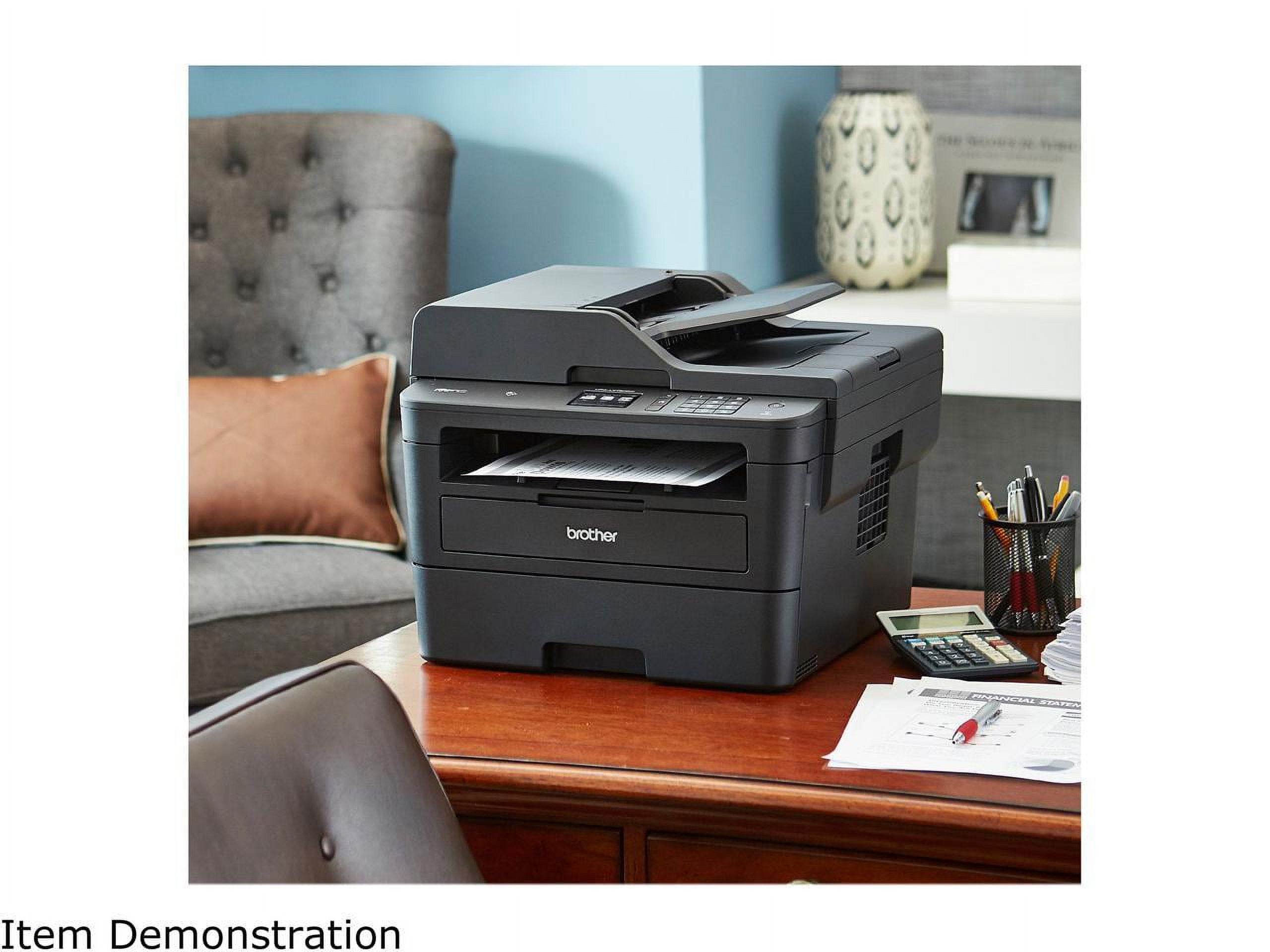 Brother MFCL2750DW Monochrome All-in-One Wireless Laser Printer, Duplex Copy & Scan - Image 6