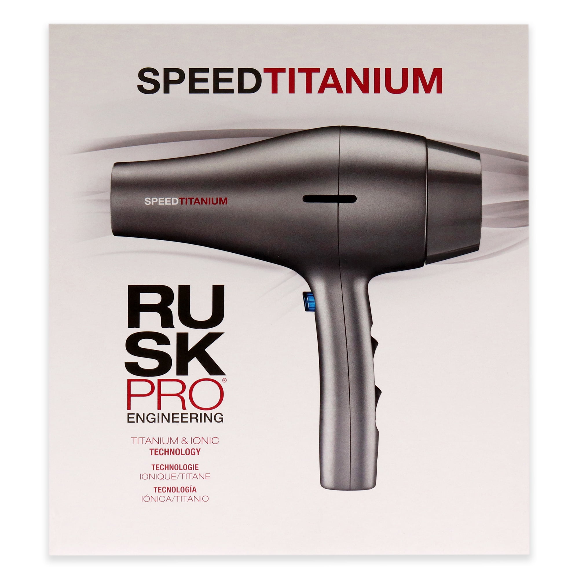 Speed Titanium Hair Dryer - IRP6177UC by Rusk for Unisex - 1 Pc Hair Dryer - Image 4