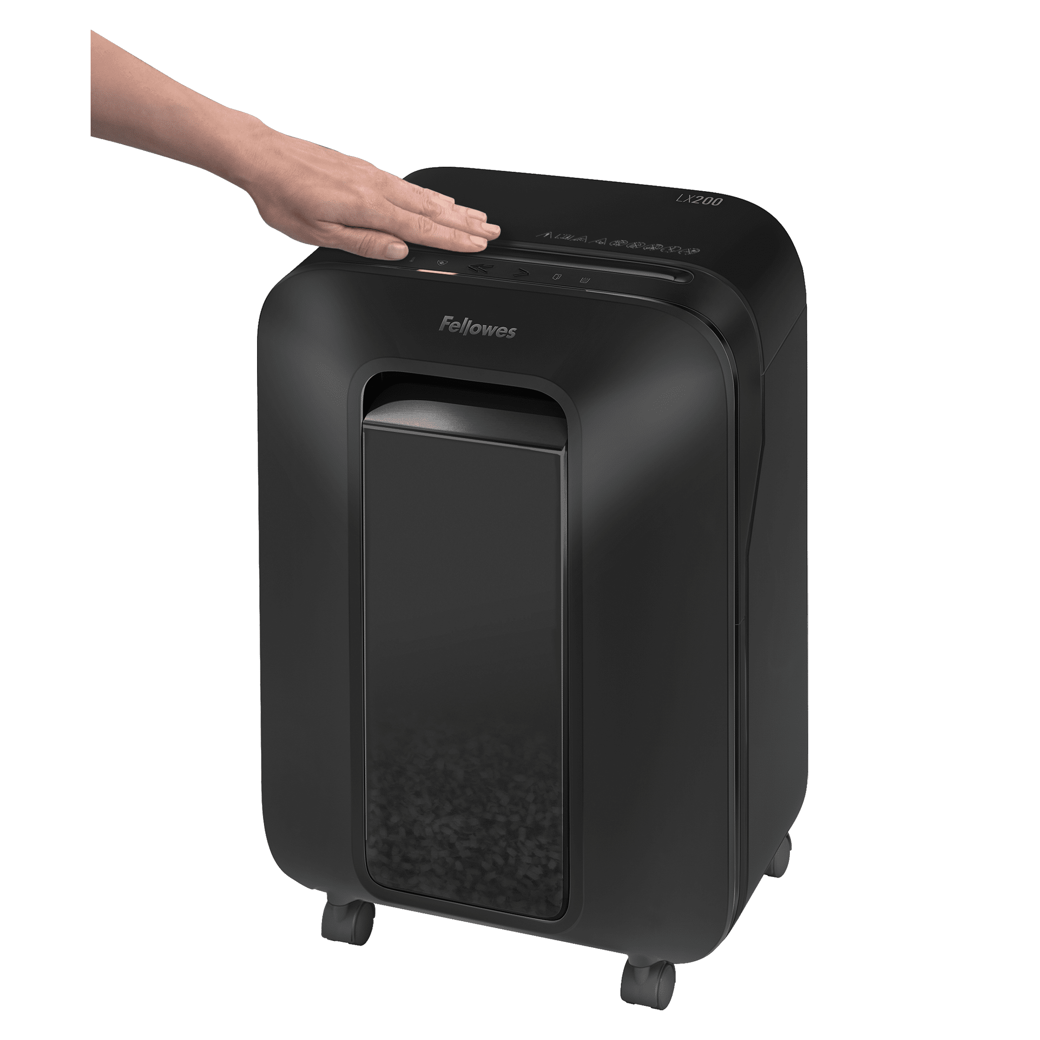 Fellowes Powershred LX200 Micro-Cut Paper Shredder, Black - Image 6