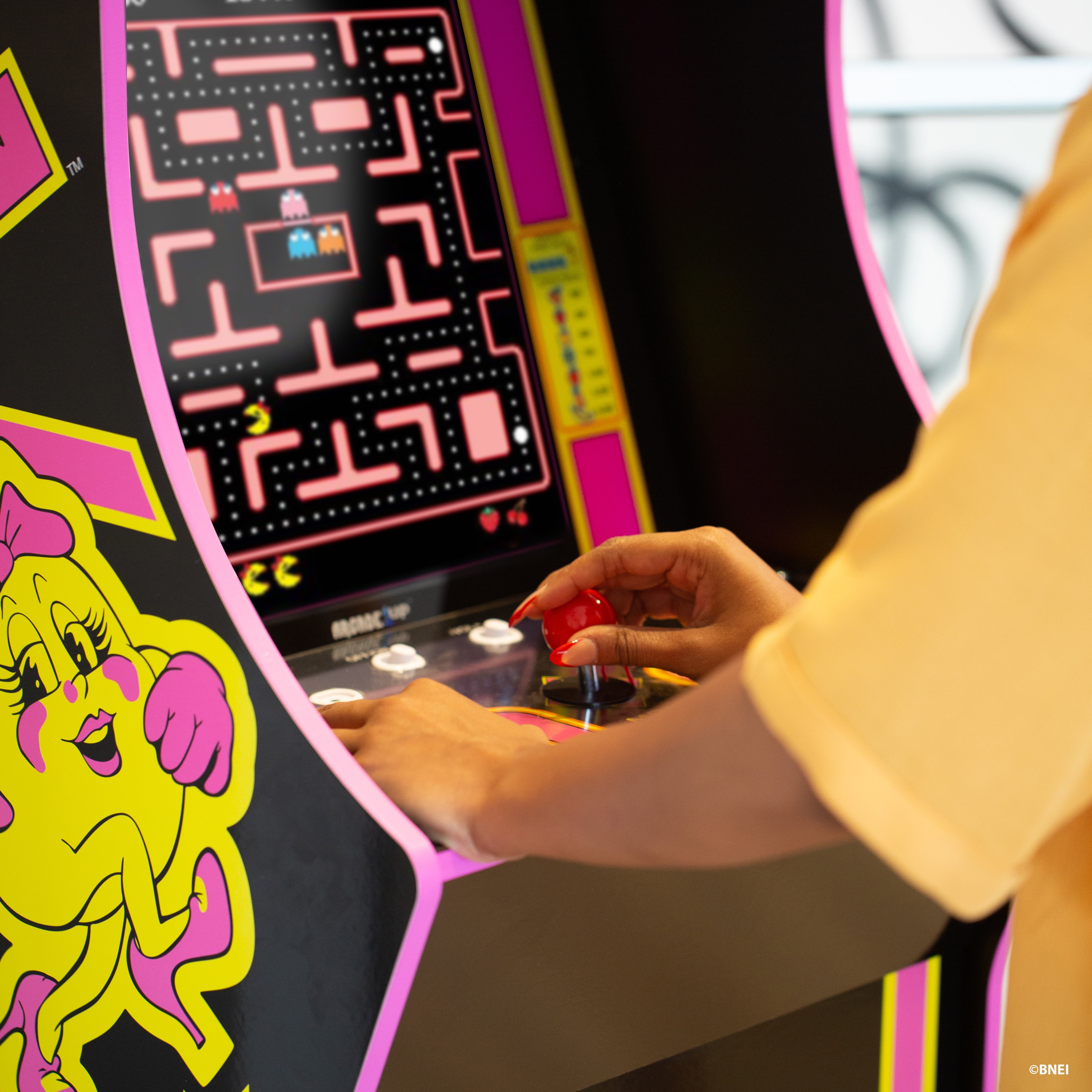 Arcade 1UP - Bandai Namco Entertainment Legacy Arcade Ms. Pac-Man Edition with WIFI - Image 5