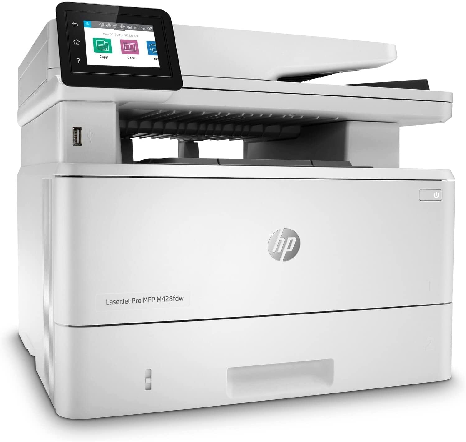 HP Laserjet Pro MFP M428fdw Monochrome Laser All-in-One Printer, Print Scan Copy Fax, Automatic 2-Sided Printing, 40 ppm, 250-sheet, 1200 x 1200 dpi, 50-Sheet ADF, Bundle with Cefesfy Printer Cable - Image 3