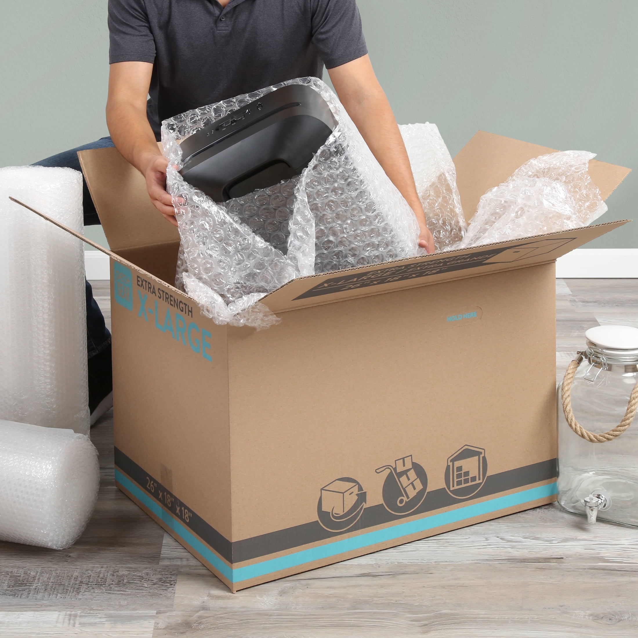 Pen+Gear Extra Large Extra Strength Recycled Moving Boxes, 26in.Lx18 in.Wx18 in.H, Kraft,15Count - Image 6