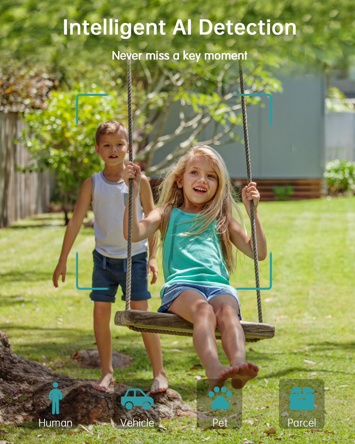 2K Security Camera Outdoor Wireless WiFi with 360° PTZ ZUMIMALL Battery Powered Wireless Cameras for Home Surveillance Spotlight & Siren/PIR Detection/3MP Color Night Vision/2-Way - Image 8