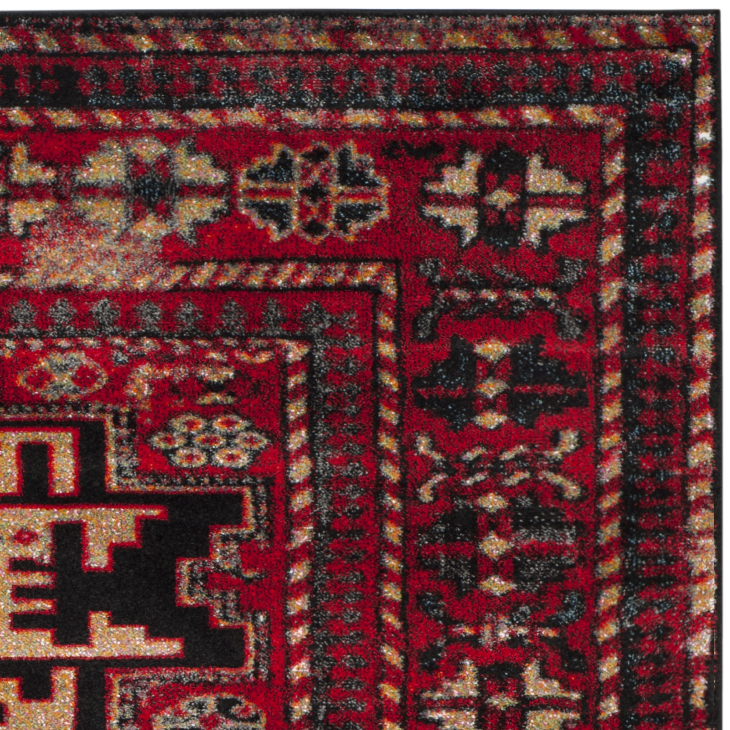 SAFAVIEH Vintage Hamadan Edin Traditional Runner Rug, Red/Multi, 2'3" x 20' - Image 2