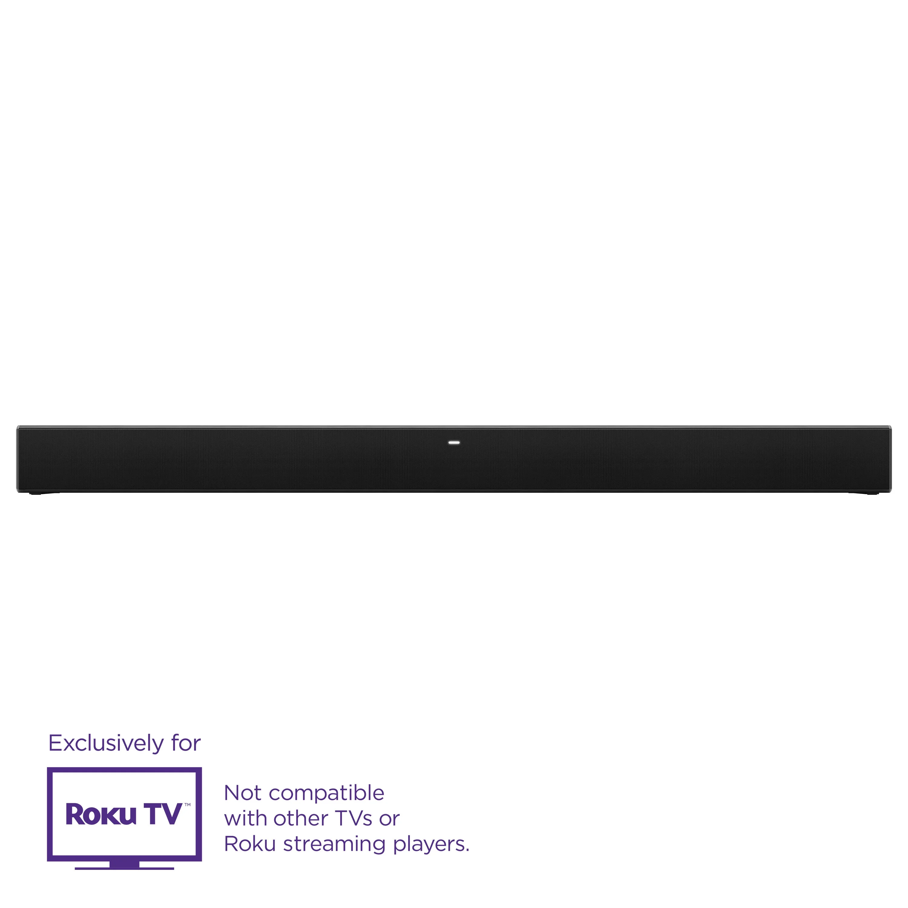 TCL Alto R1 Roku TV Wireless 2.0 Channel Sound Bar for Any Roku TVs, Bluetooth – TSR1 31.5-inch, Black - Image 3