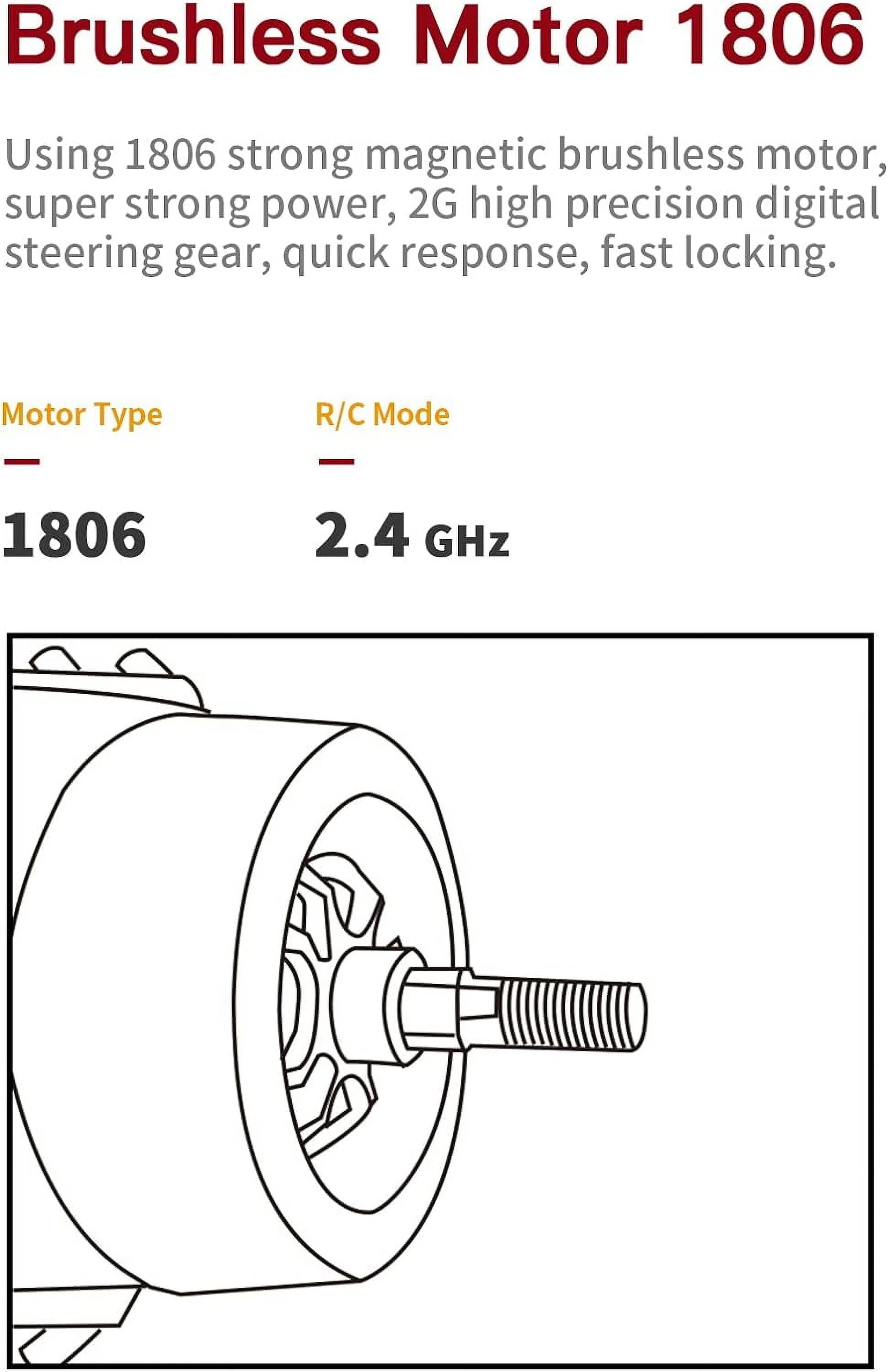 RC Plane, 2.4GHz 4 Channel Brushless Remote Control Jet Airplane for Adults, WLtoys RC Aircraft Fighter with 6-Axis Gyro, LED Searchlight, Easy to Fly for Boys and Girls - Image 10