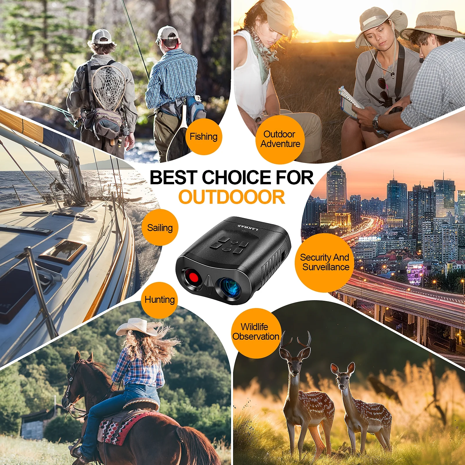 4K Night Vision Binoculars-Night Vision Goggles for Adults, 3'' IPS Large Screen Hunting Binoculars with 32GB Memory - Image 5