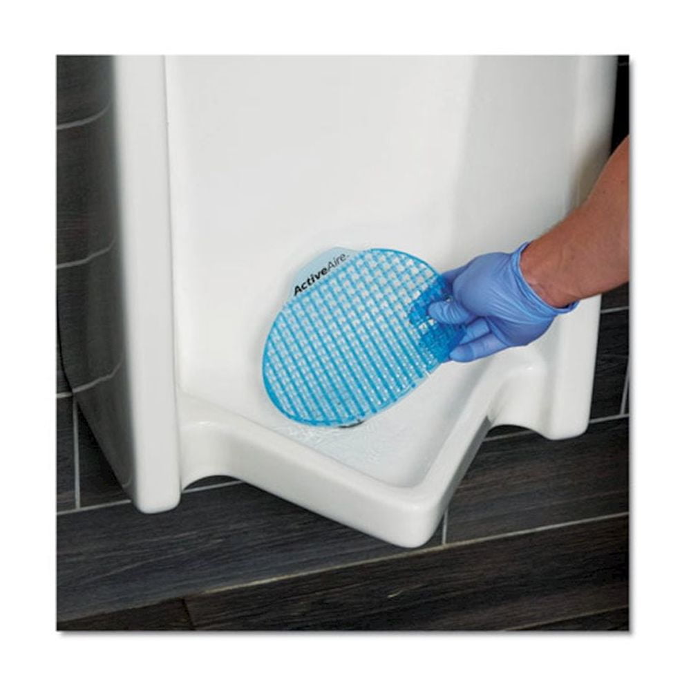 ActiveAire Deodorizer Urinal Screen Coastal Breeze, Blue, 12/Ctn - Image 4