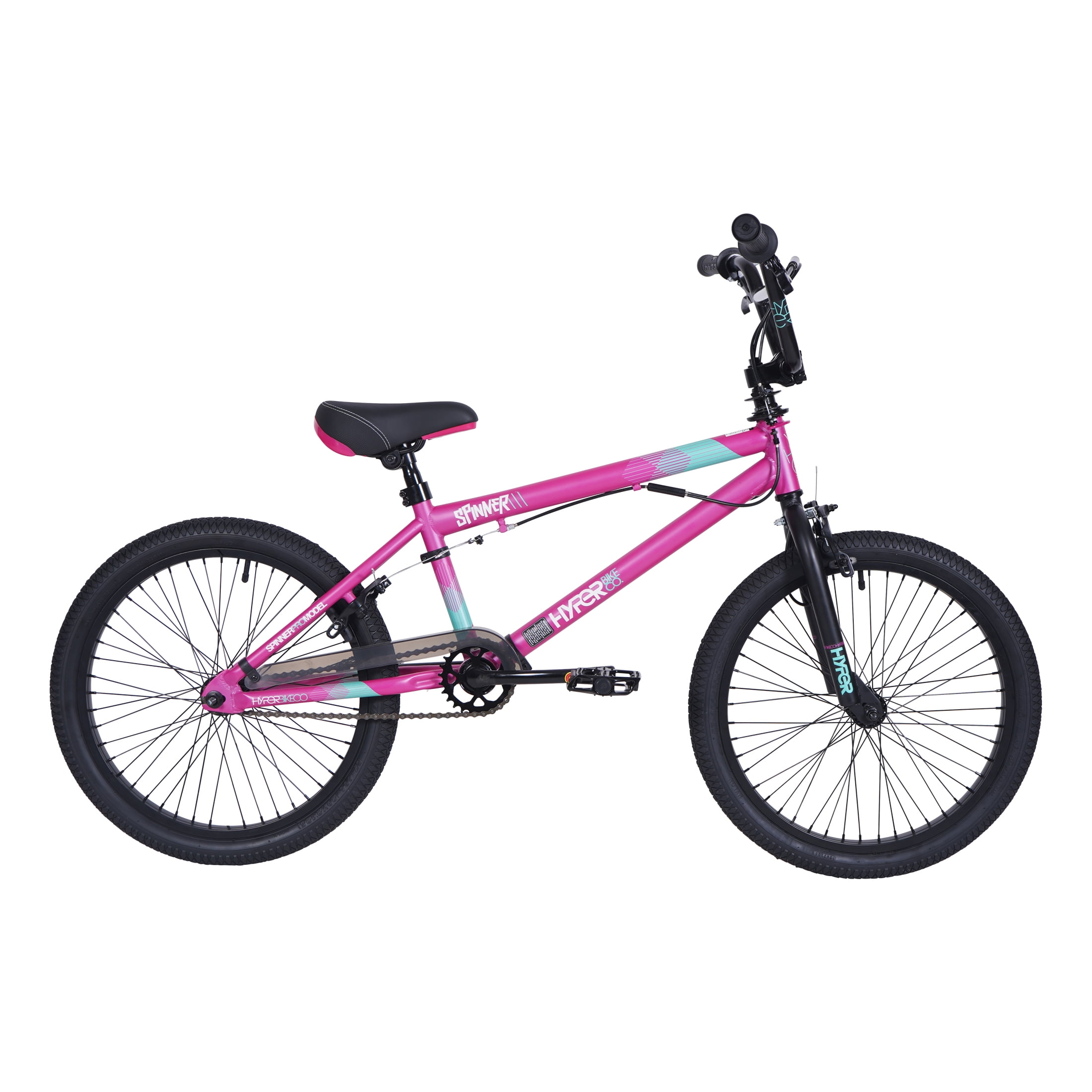 20" Hyper Bicycles Girl's Spinner BMX Bike for Kids, Pink, Age Group 8 to 13, Child, Tween - Image 11