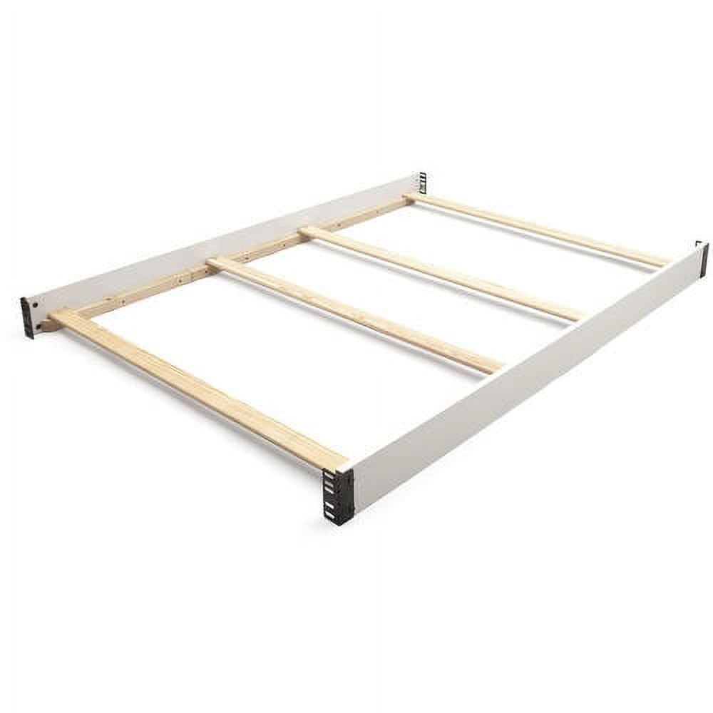 Delta Children Wooden Full-Size Bed Rails 0050, White - Image 2