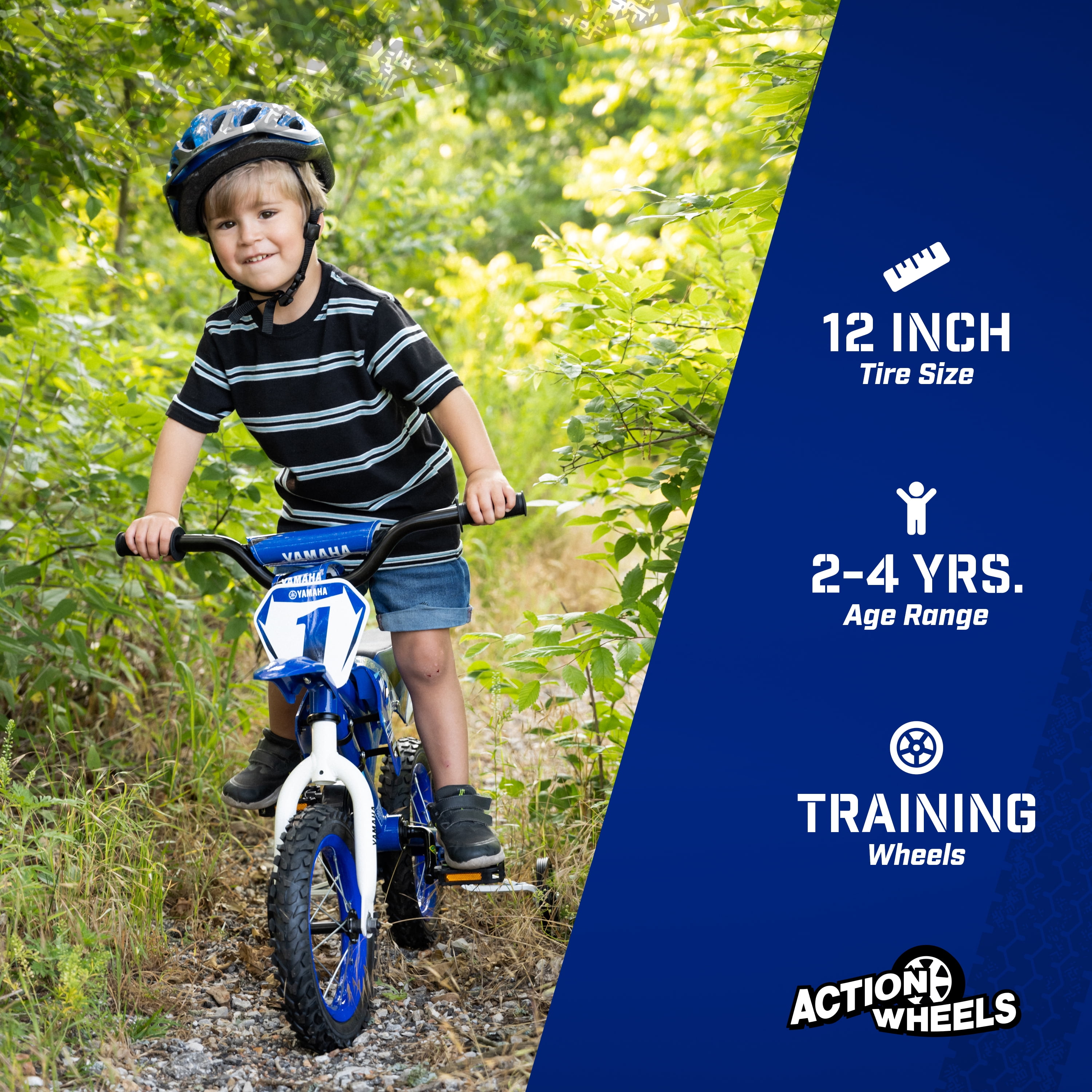 Yamaha Motobike, 12" Wheels, Bicycle for Children Age 2 to 4 Years Old - Image 4