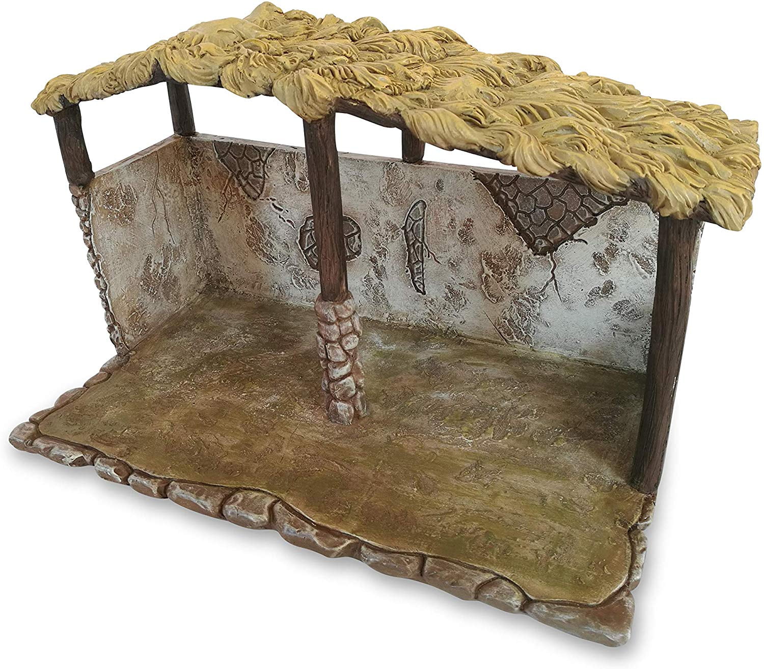 Faithful Treasure Christmas Nativity Scene Stable. Hand-Painted Polyresin Nativity Shed (7.5" High) - Image 5