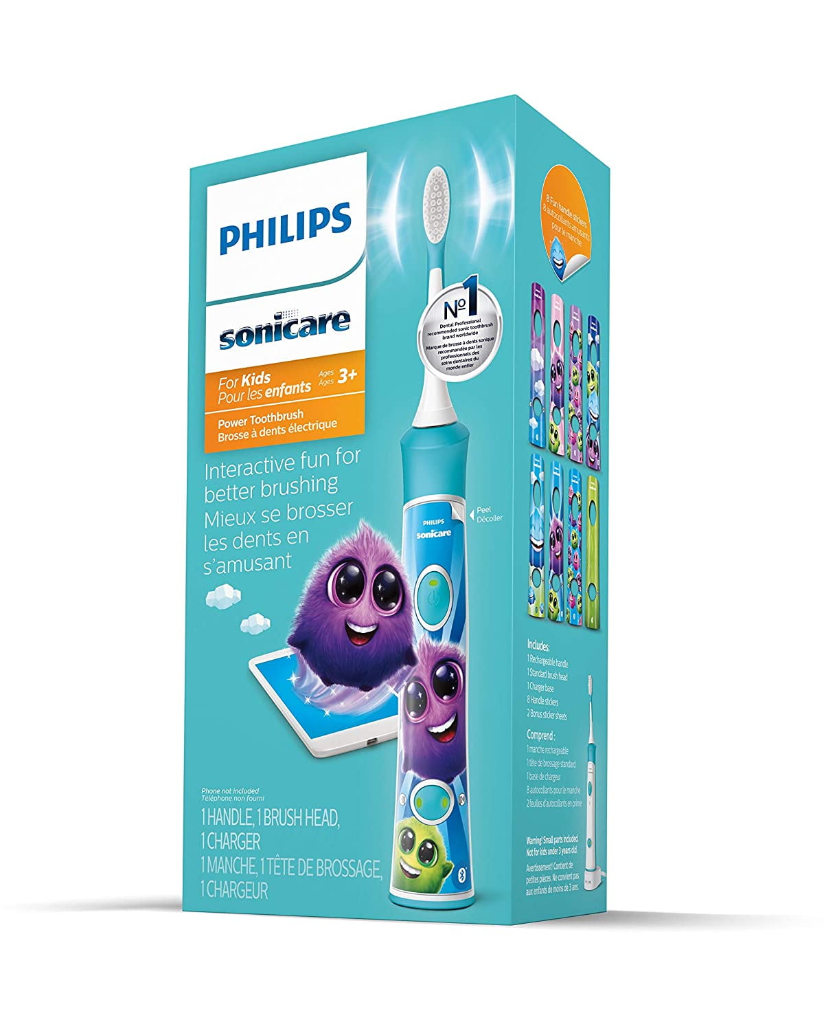 Philips Sonicare Kids Bluetooth Rechargeable Electric Toothbrush, HX6321/02 - Image 8
