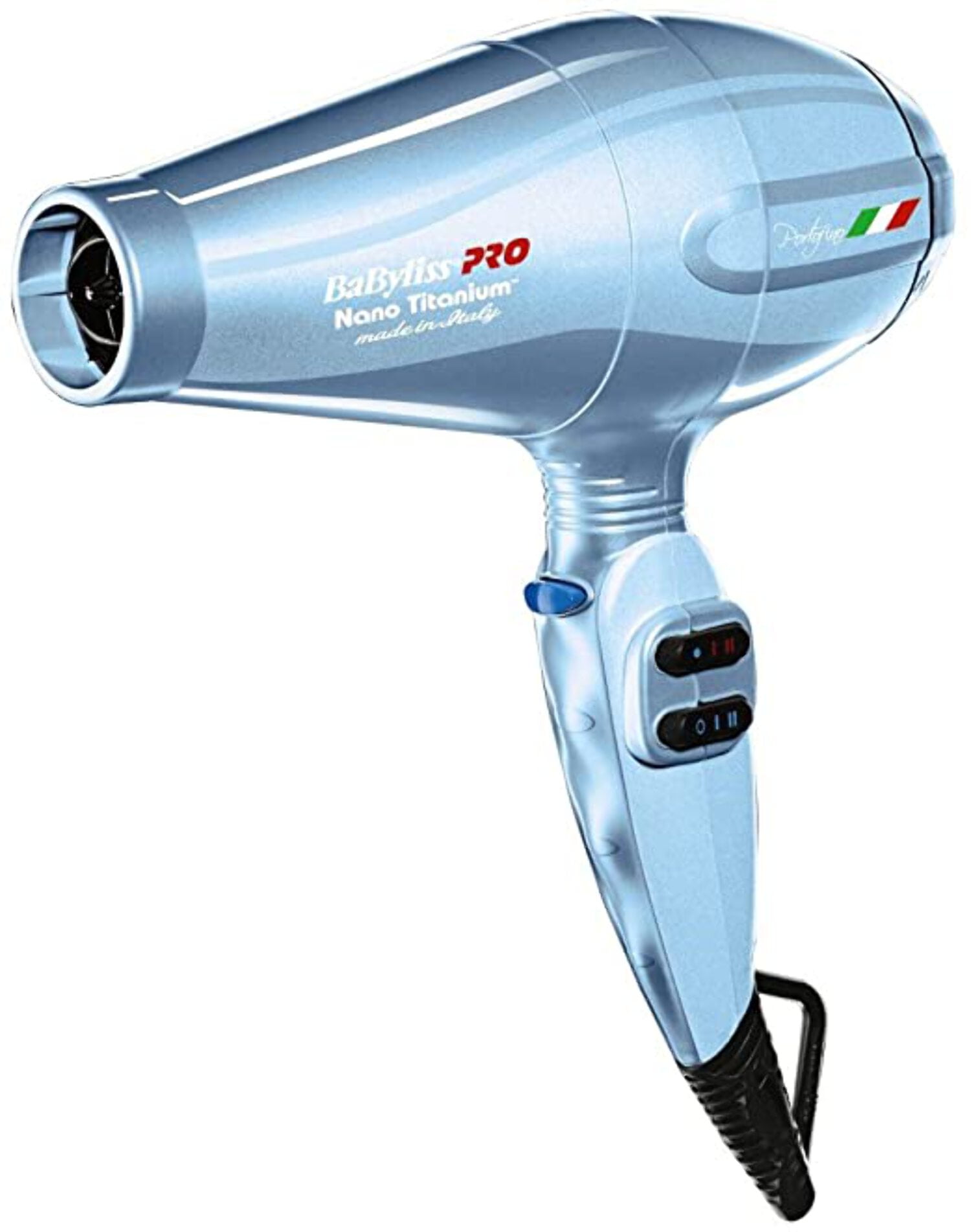 BaBylissPRO Nano Titanium Portofino Full-Size Professional Hair Dryer, Blue - Image 6