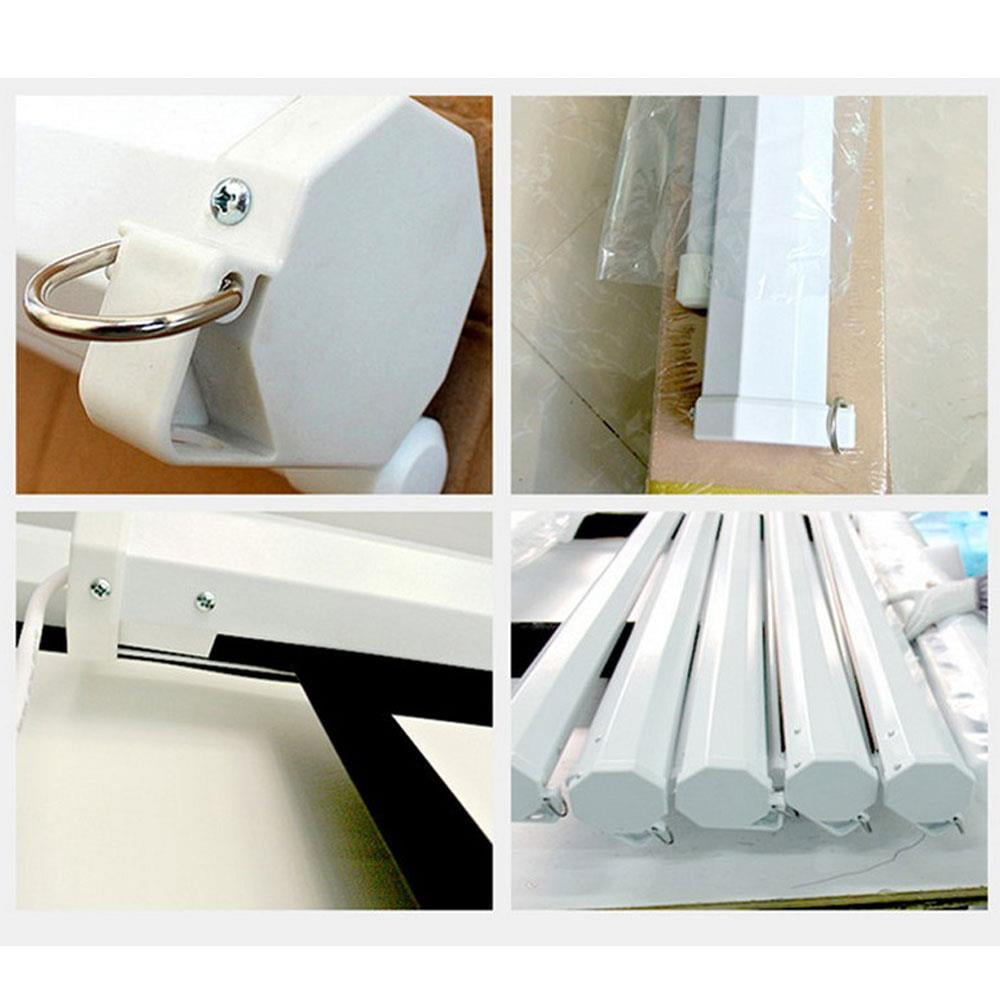 Ktaxon 92" 16:9 Motorized Projector Screen Projection 80" x 45" Home Theater + Remote - Image 3