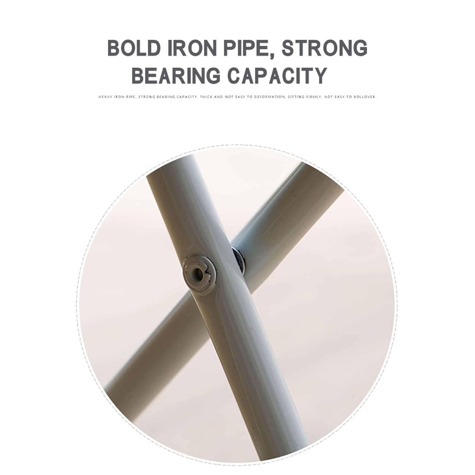 Folding Stool, 550lbs Capacity Foldable Stool with Handle, Portable Stools for Adults Heavy Duty, Folding Chair Outdoor/Indoor, Collapsible Stool for Camping,Home - Image 4