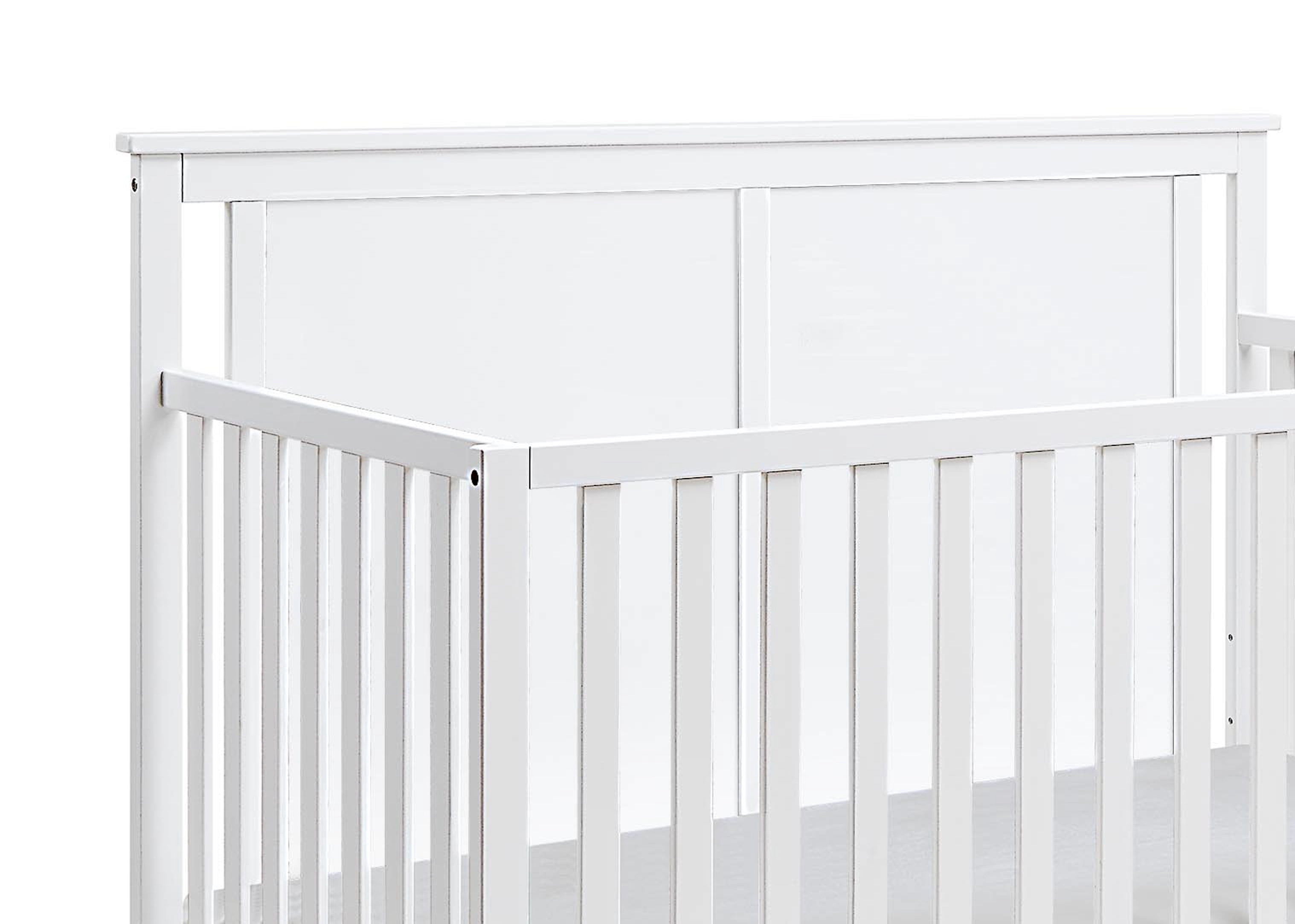 Suite Bebe Connelly 4-in-1 Convertible Crib and Changer Combo, White - Image 6