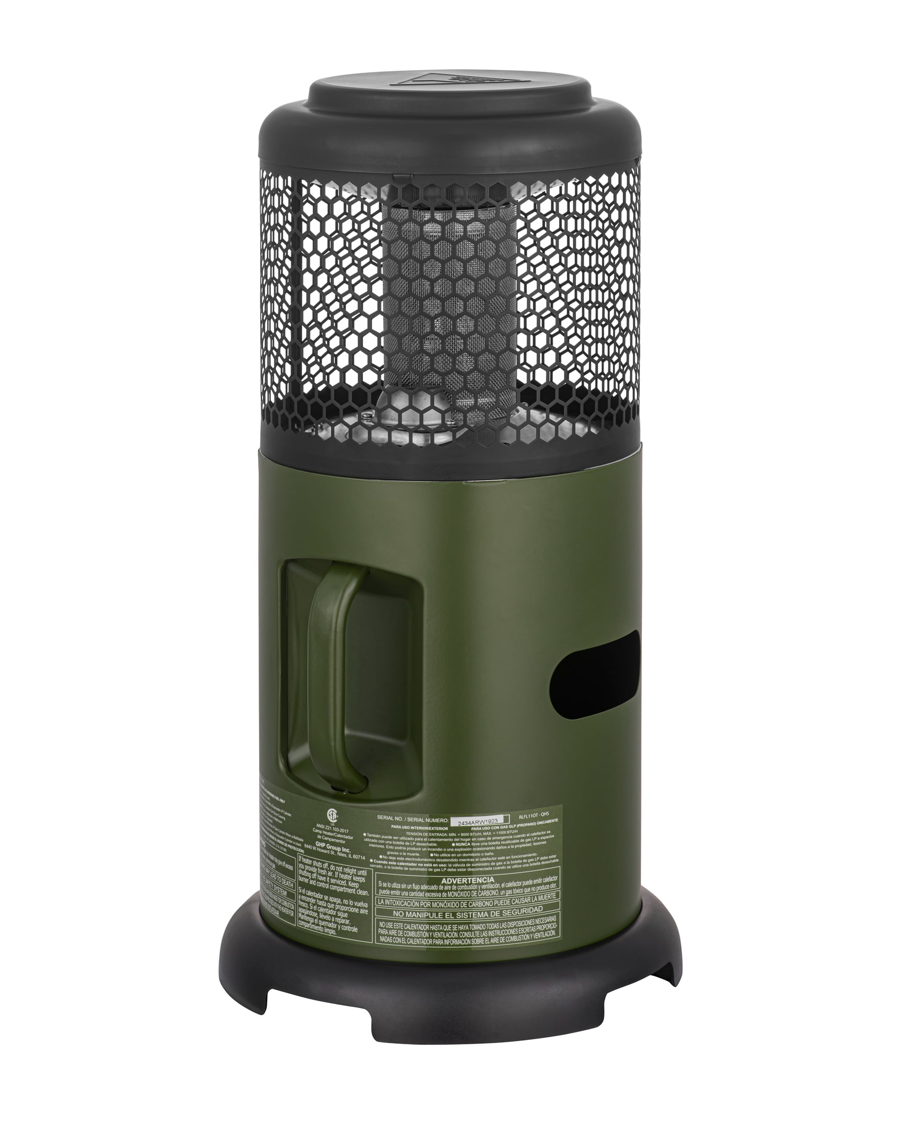 Ozark Trail 360° Propane Portable Indoor/Outdoor Heater, Green - Image 13