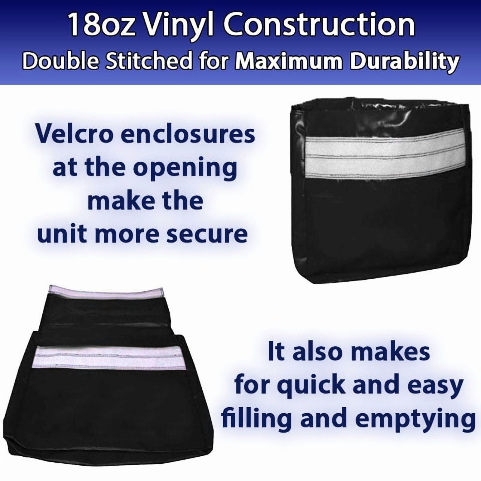 Moose Supply Vinyl Sand Bag for Inflatable Bounce Houses, Blue 10 Pack - Image 7