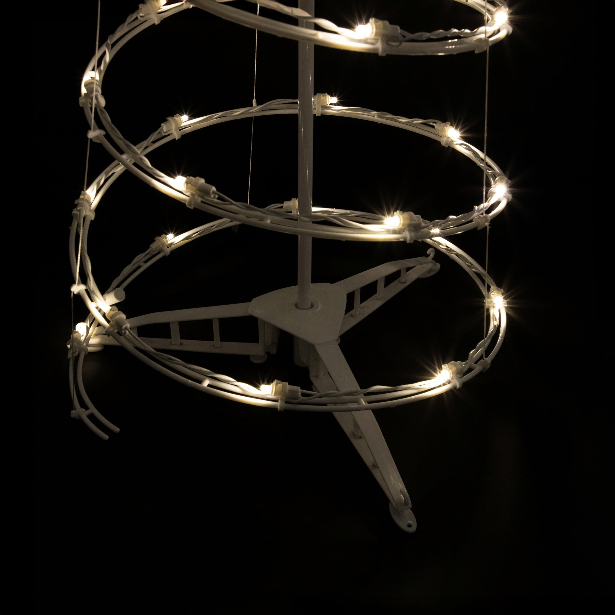 Northlight LED Lighted Spiral Outdoor Christmas Tree - 4' - Warm White Lights - Image 6