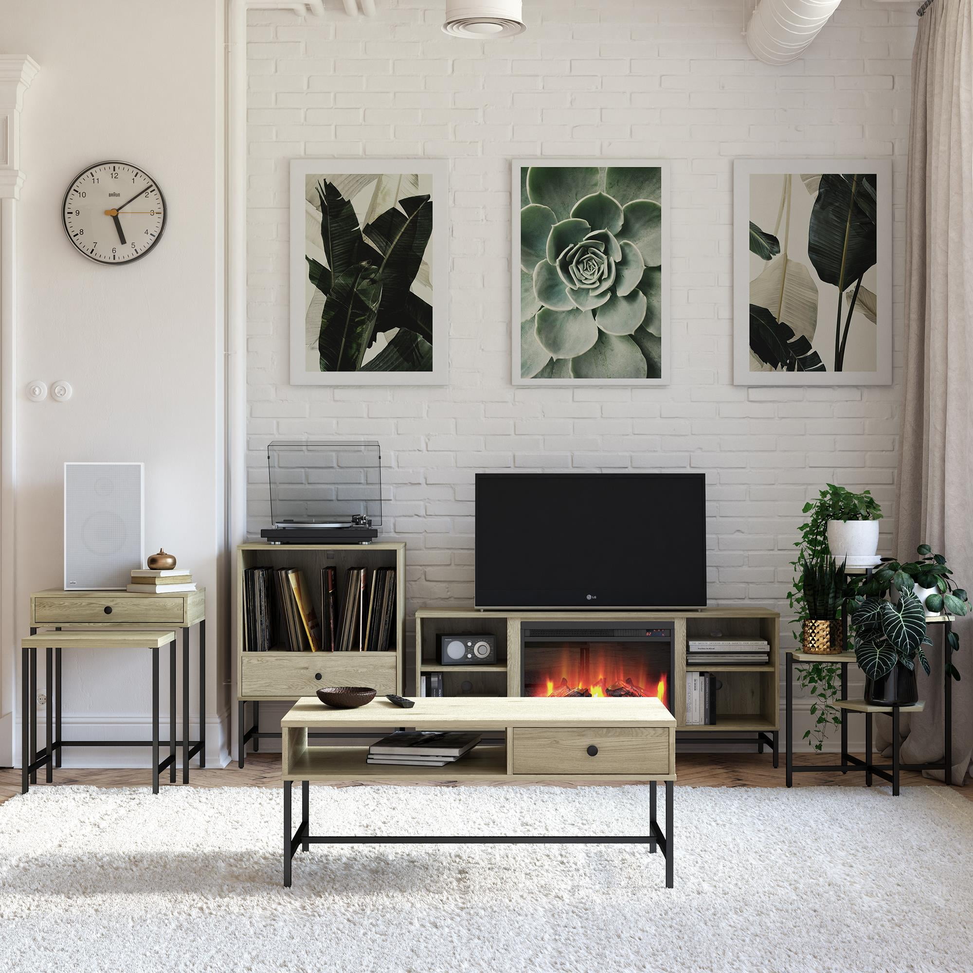 Ameriwood Home Brookville Plant Stand, Natural - Image 6