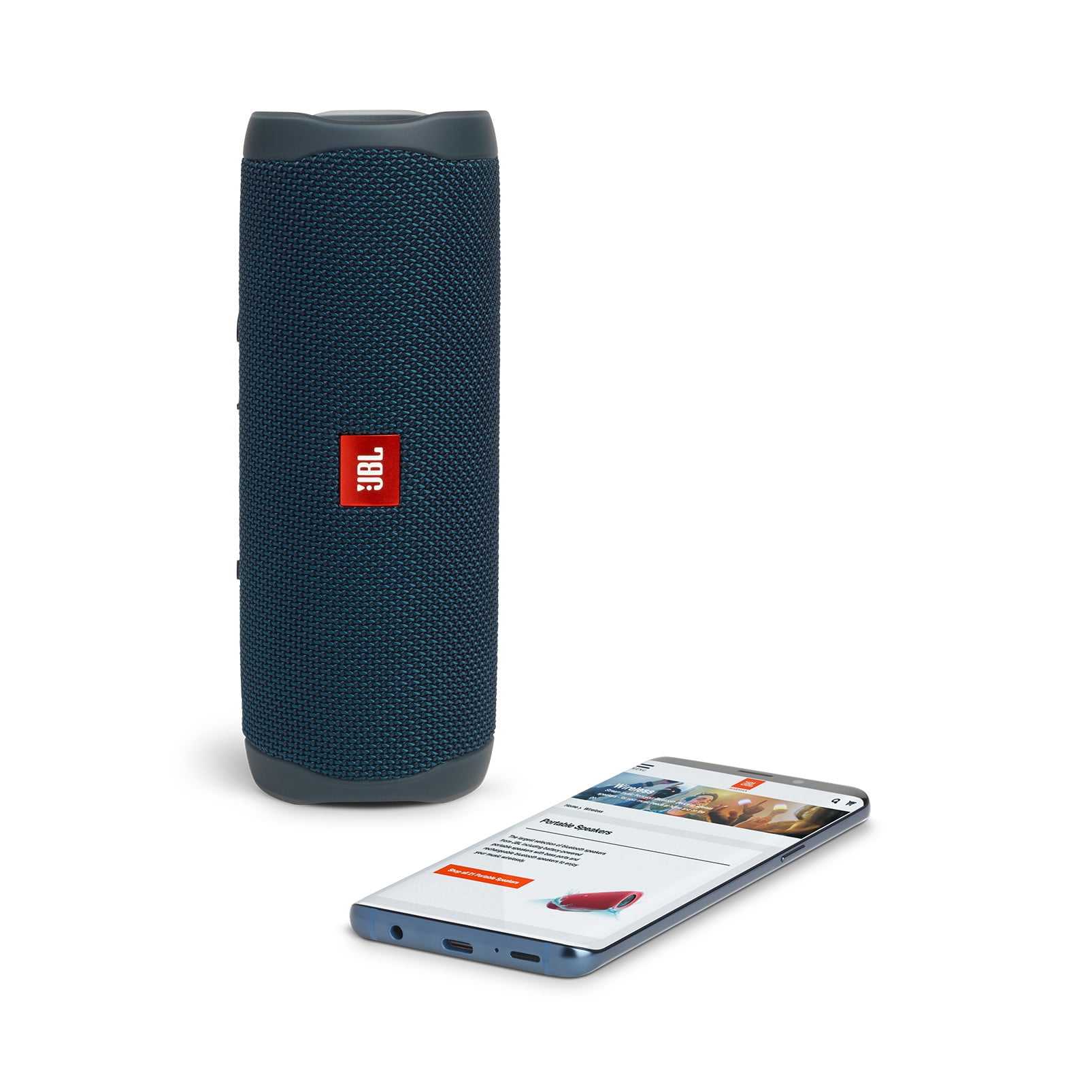 JBL Flip 5 - Portable Waterproof Speaker - Blue - Image 3