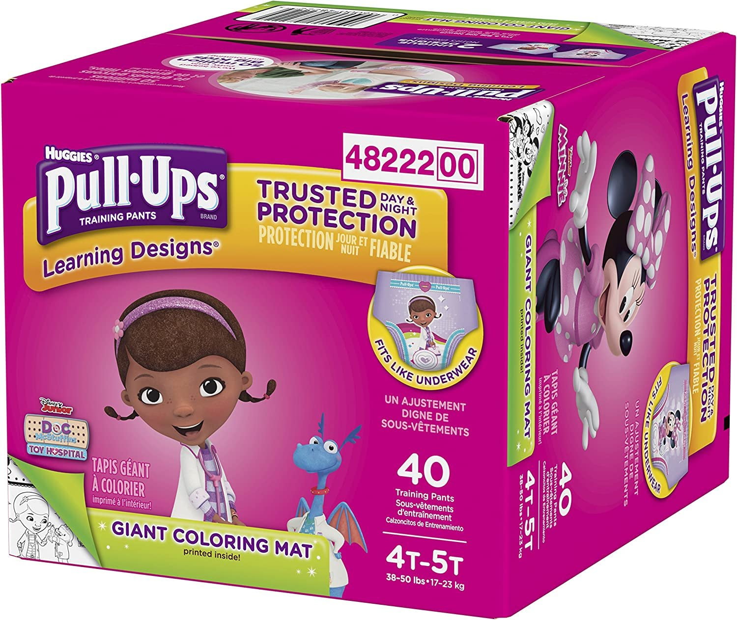 Pull-Ups Girls' Learning Designs Training Pants, Size 4T-5T 40 Count (Packaging May Vary) - Image 5