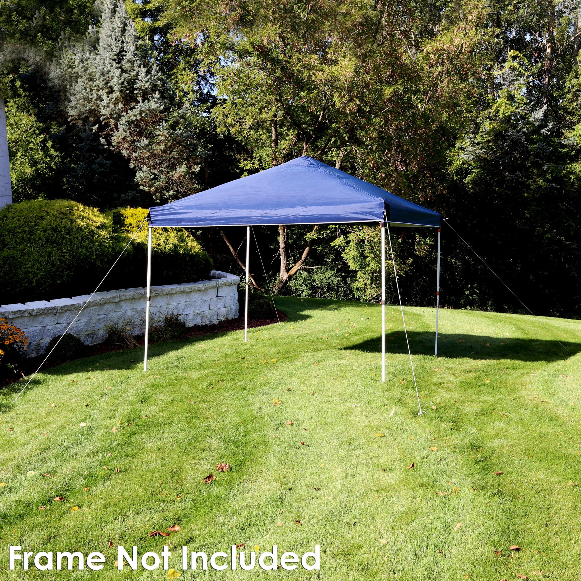 Sunnydaze 10' x 10' Blue Solid Standard Pop-Up Canopy Shade - Image 9
