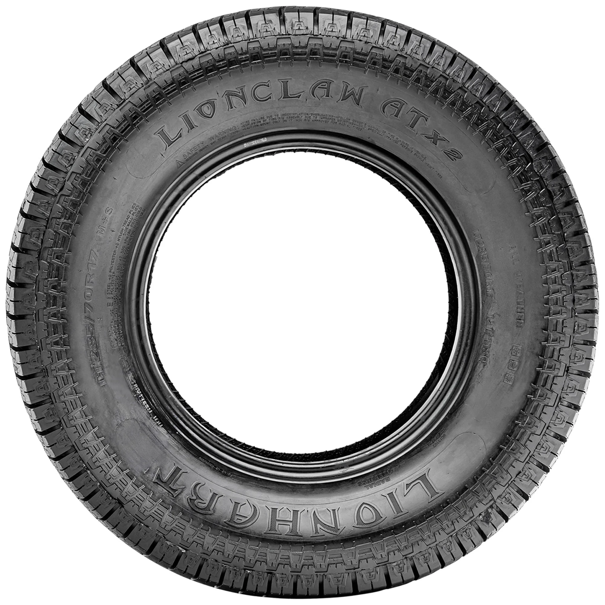 Lionhart Lionclaw ATX2 All Terrain LT285/70R17 121/118Q E Light Truck Tire - Image 3