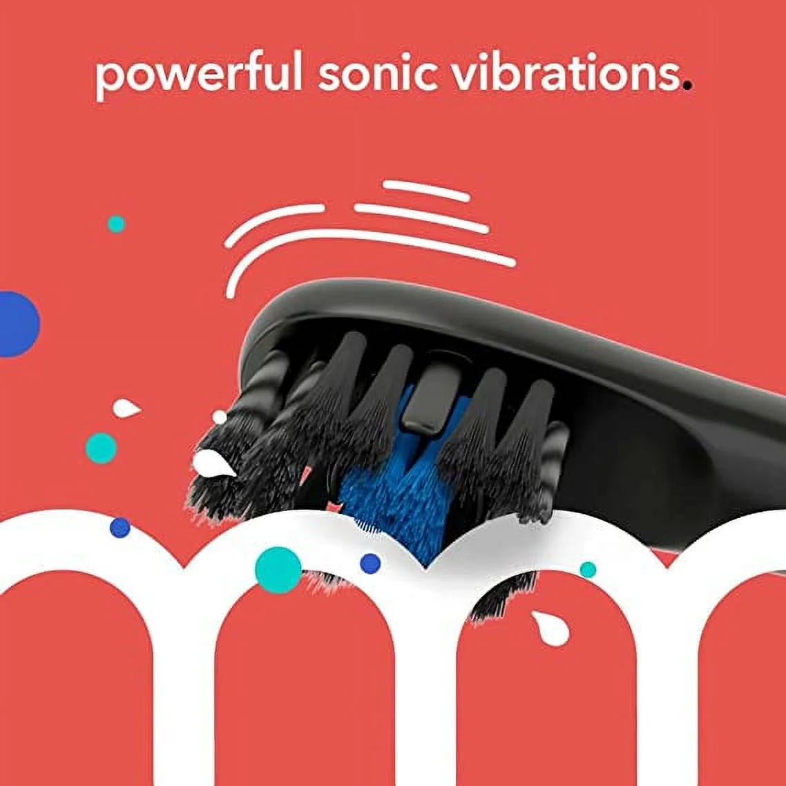 Hum by Colgate Smart Electric Toothbrush Kit, Rechargeable Sonic Toothbrush with Travel Case, Black, Adult - Image 5