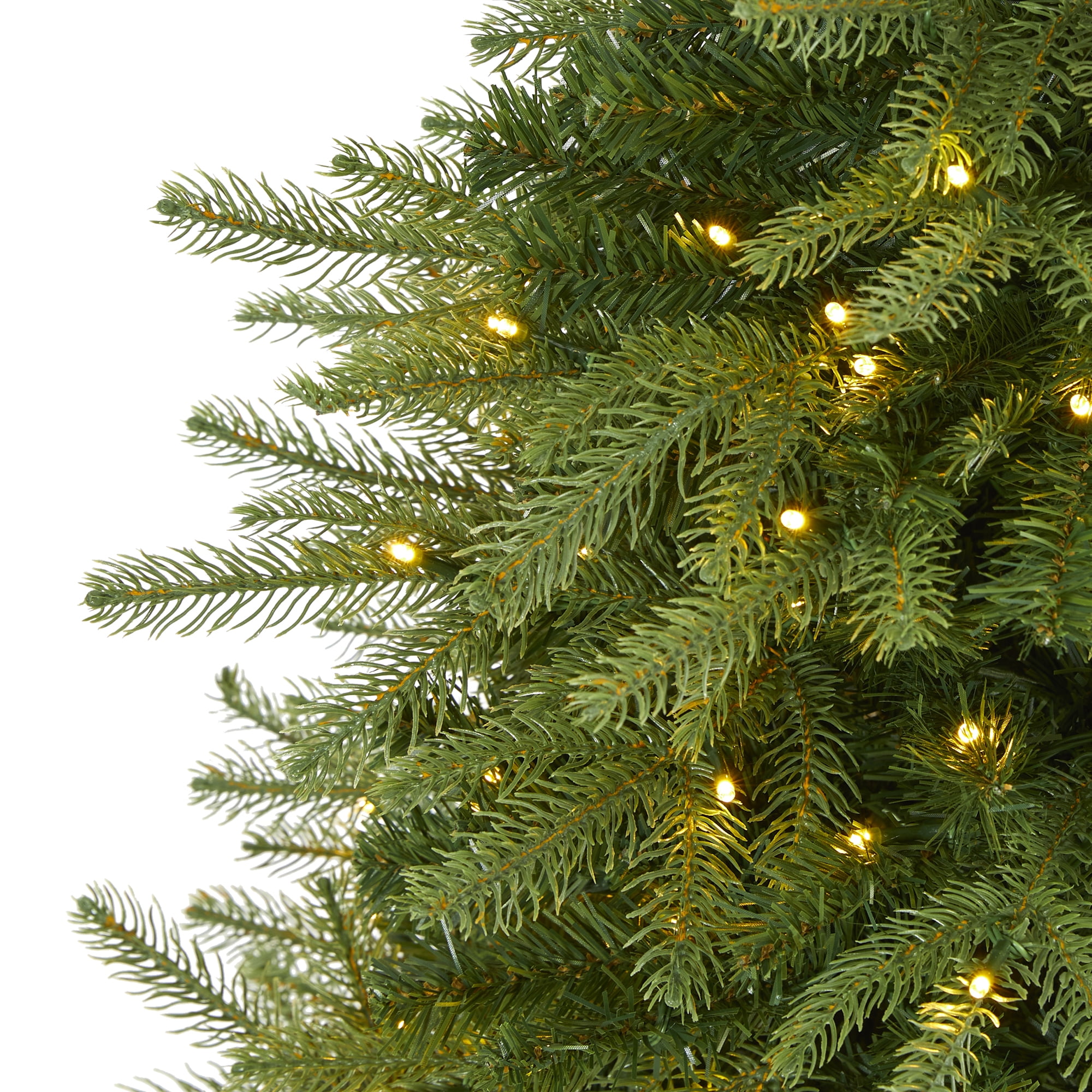 Nearly Natural 4ft. Vancouver Fir Natural Look Artificial Christmas Tree with 250 Clear LED Lights and 814 Bendable Branches, Green - Image 3