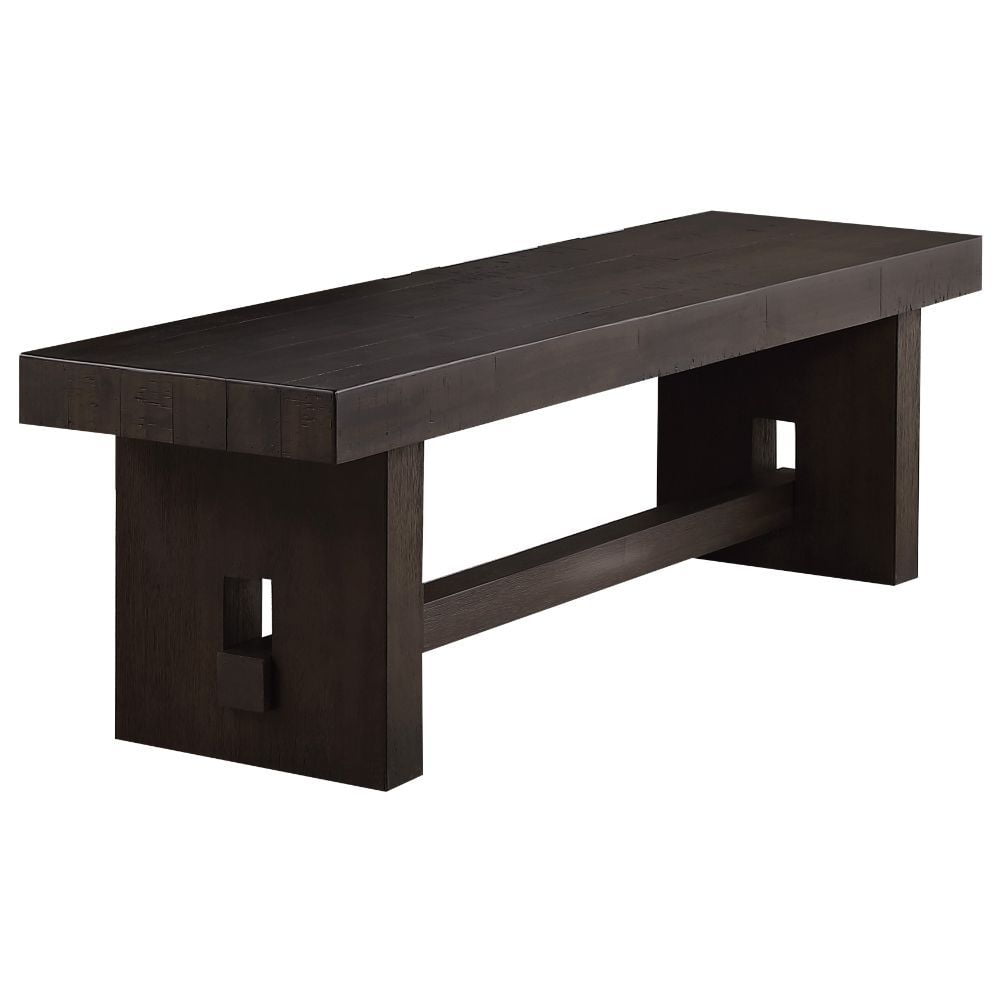 ACME Haddie Bench, Distressed Walnut - Image 5