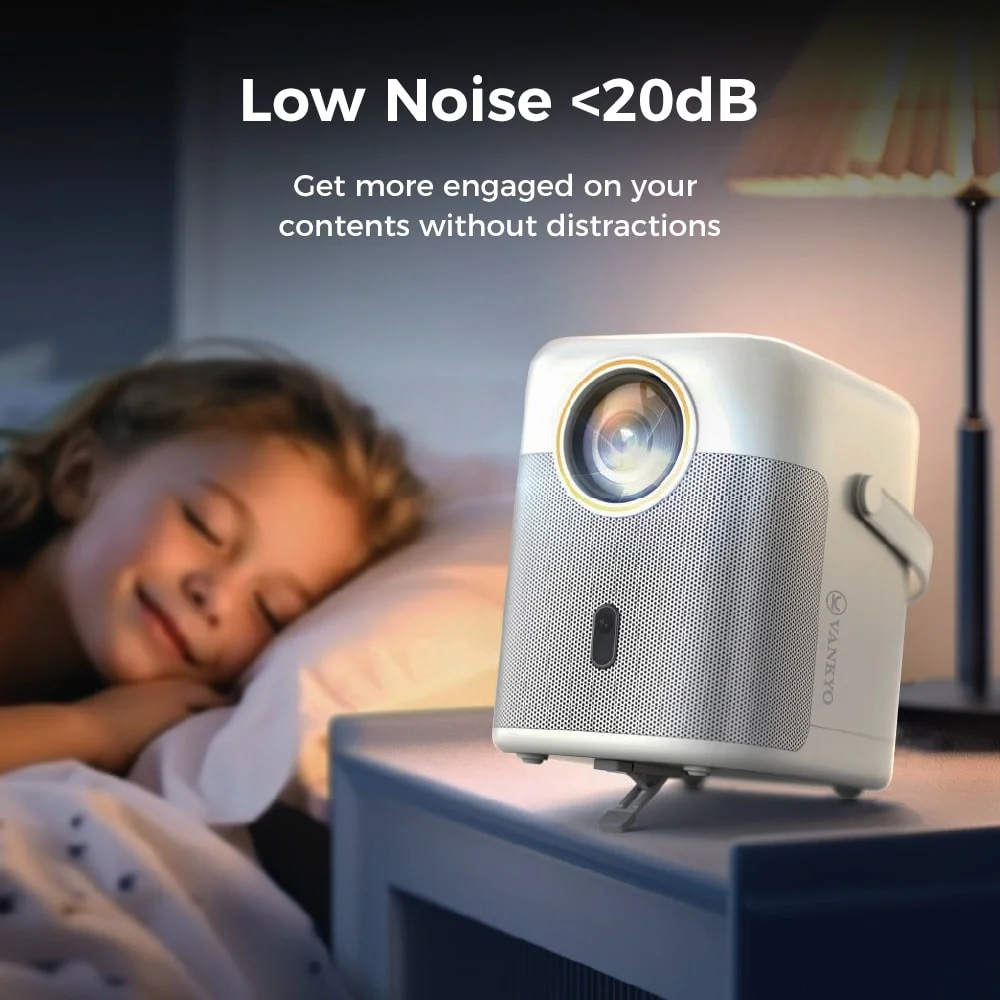 VANKYO-Performance H300W Native 1080P Portable Smart Projector, 5G Wifi and Bluetooth Outdoor Movie Projector, Wireless Mirroring, Auto Keystone - Image 8