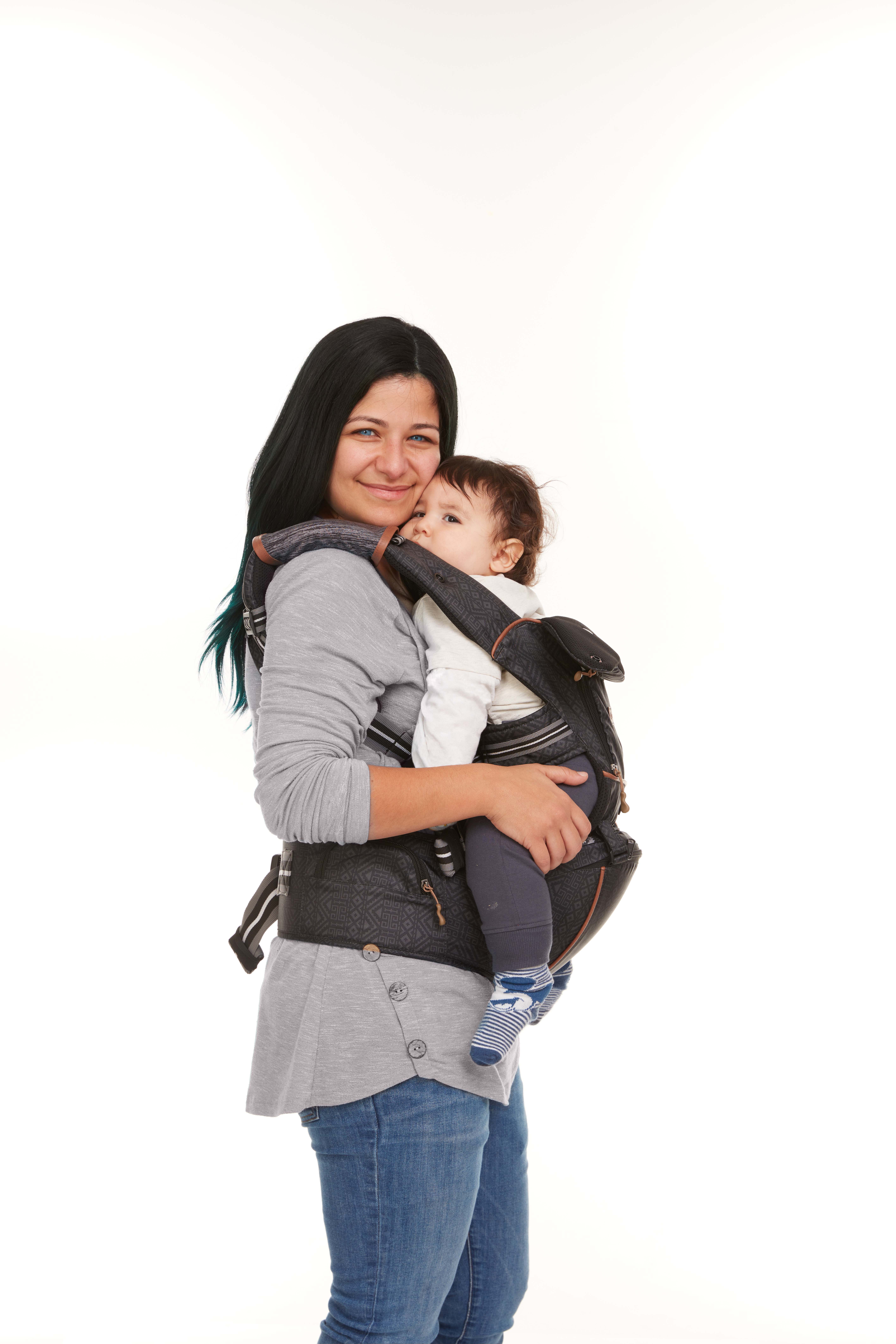 Monbebe 9-in-1 Baby Carrier, Urban, Unisex - Image 8