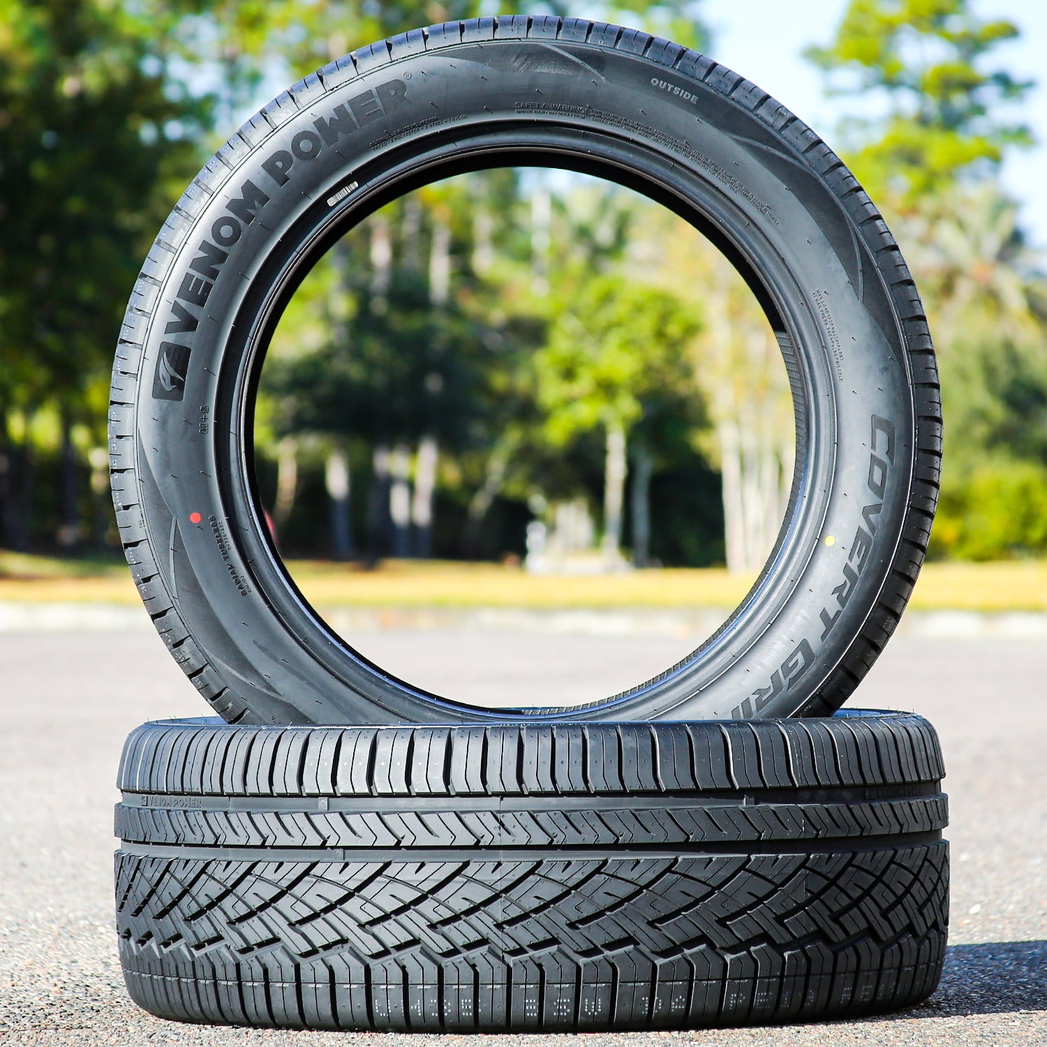 Venom Power Covert Grip ASP 225/40ZR18 225/40R18 92W XL High Performance a/s All Season Tire - Image 9