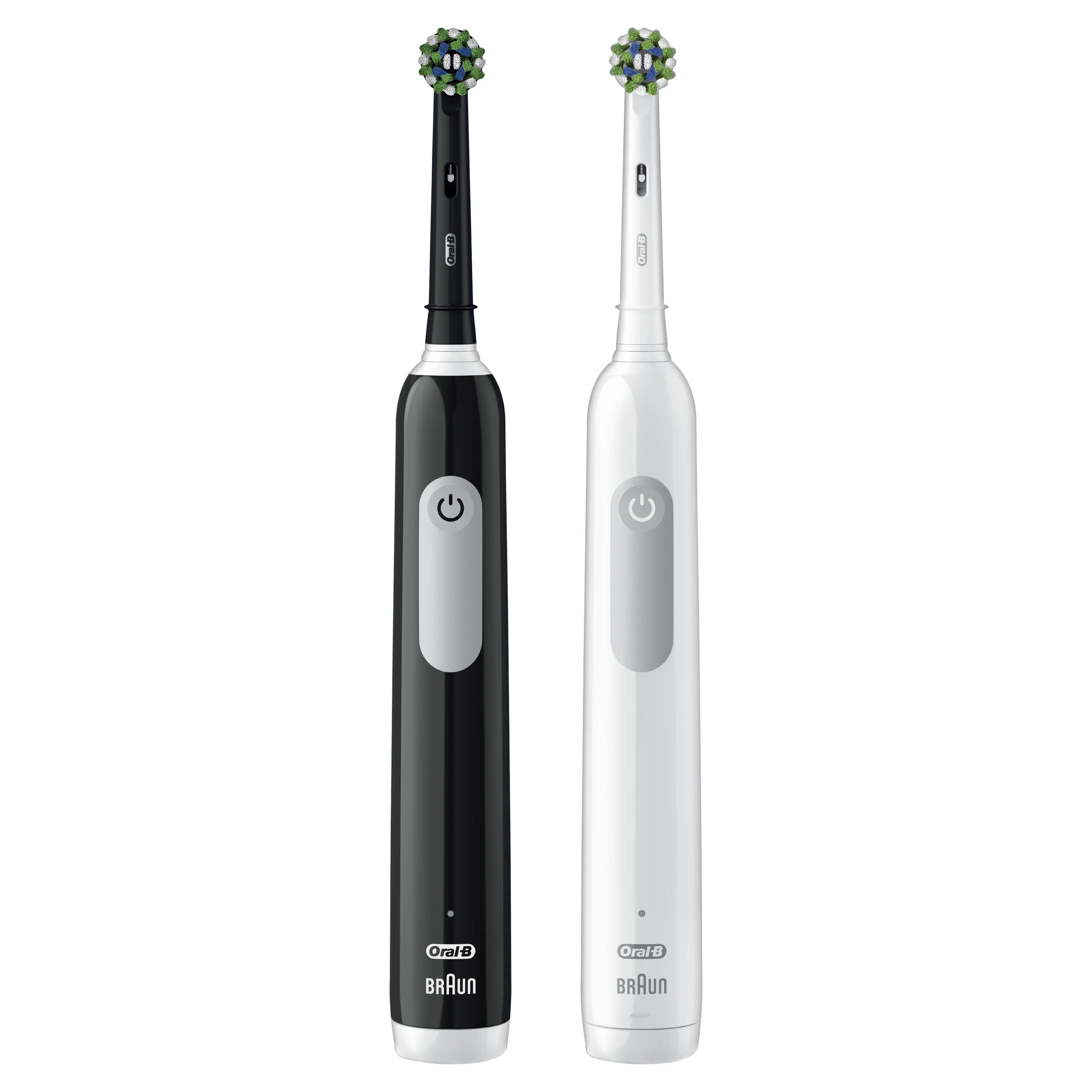 Oral-B Pro 1000 CrossAction Rechargeable Electric Toothbrush Pack, Black and White, 2 Count - Image 8