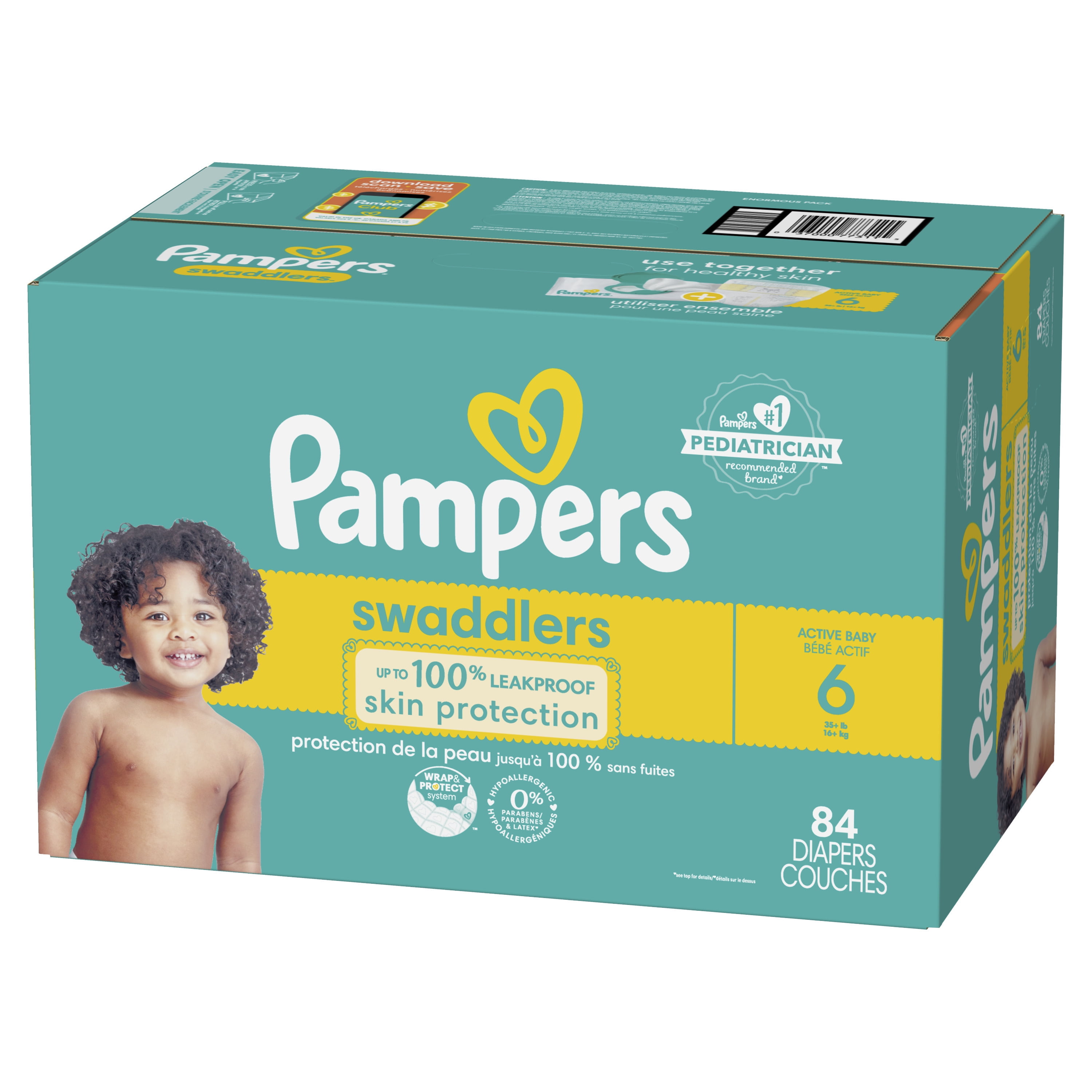 Pampers Swaddlers Diapers Size 6, 84 Count (Select for More Options) - Image 6